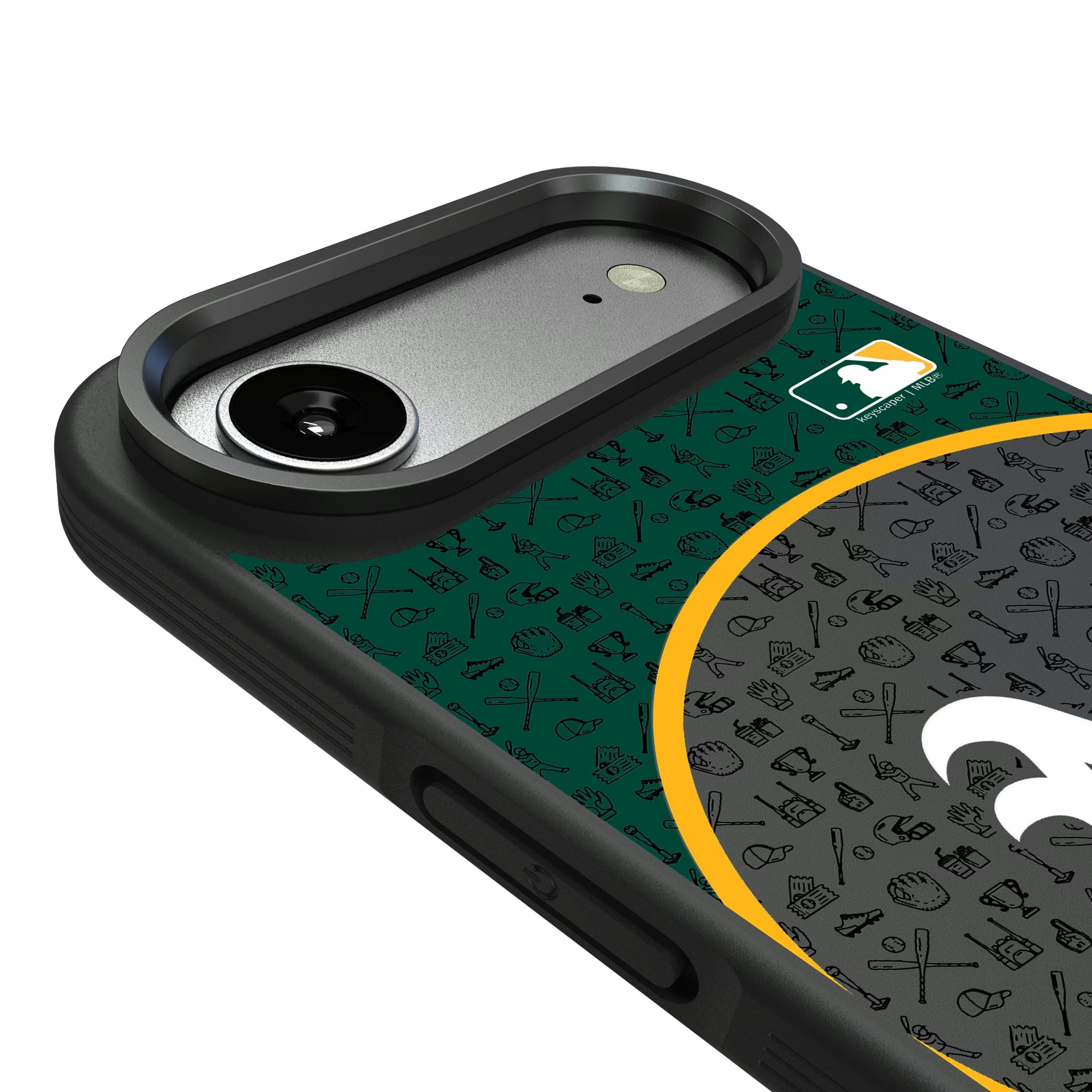 Oakland Athletics Personalized Circle iPhone Bump Phone Case for Apple iPhone - Detail#Device_iPhone Air
