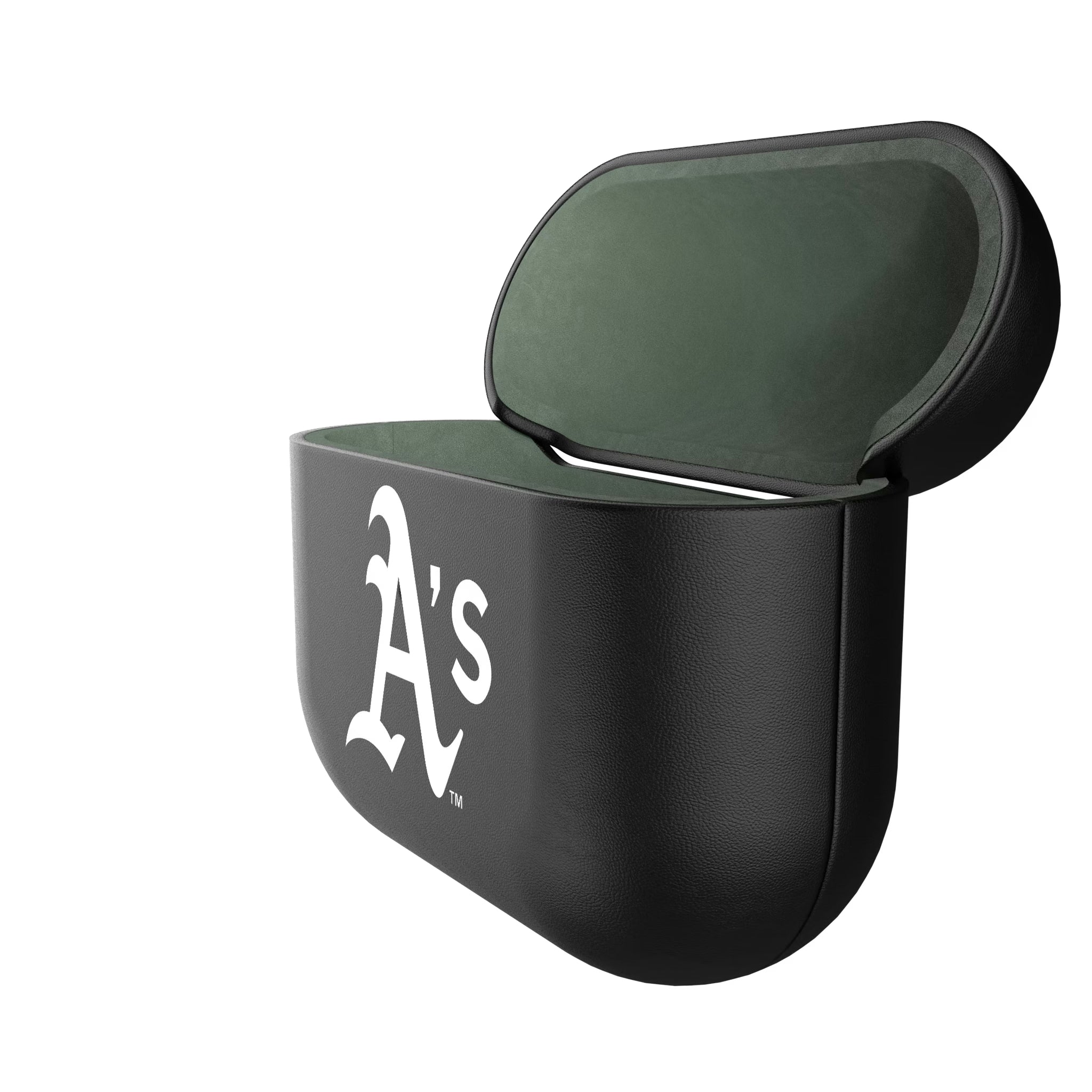 Oakland Athletics Personalized Insignia AirPods AirPod Case Cover - Isometric View#Device_AirPods 3rd Gen