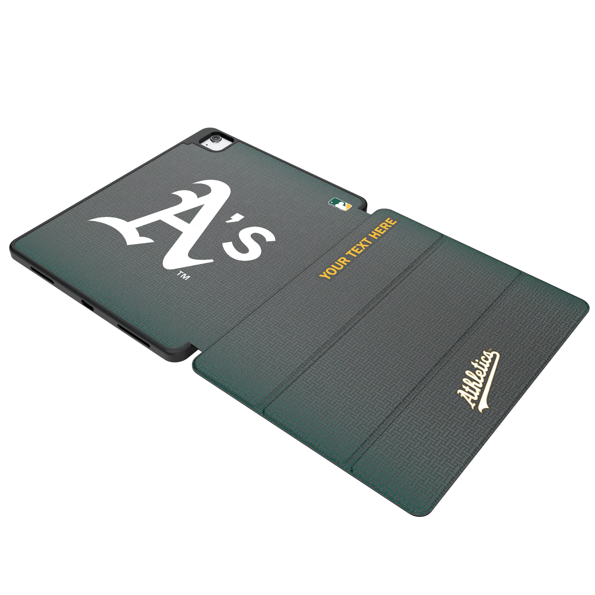 Oakland Athletics Personalized Linen iPad Tablet Case for Apple iPad