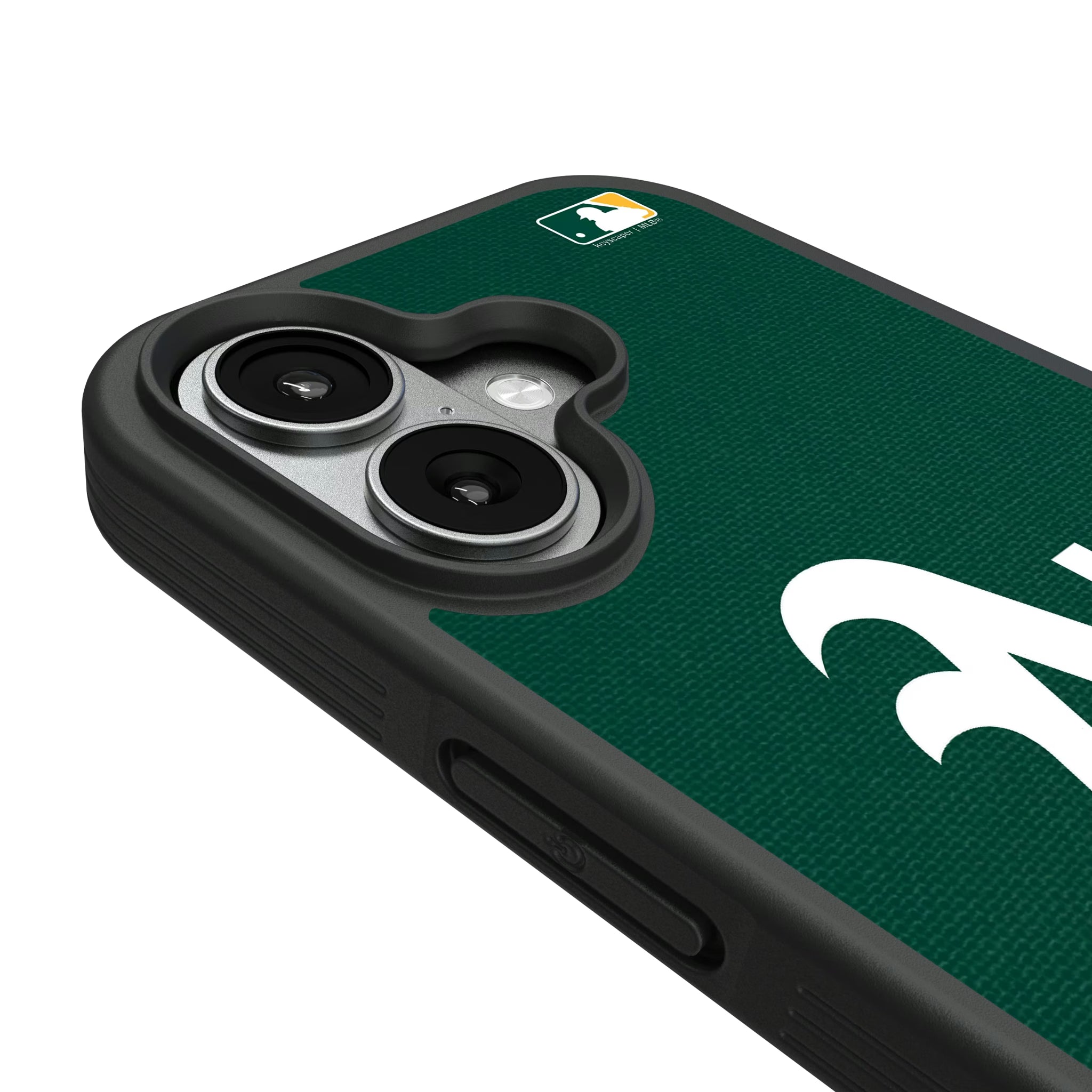 Oakland Athletics Personalized Stripe iPhone Bump Phone Case for Apple iPhone - Detail#Device_iPhone 17