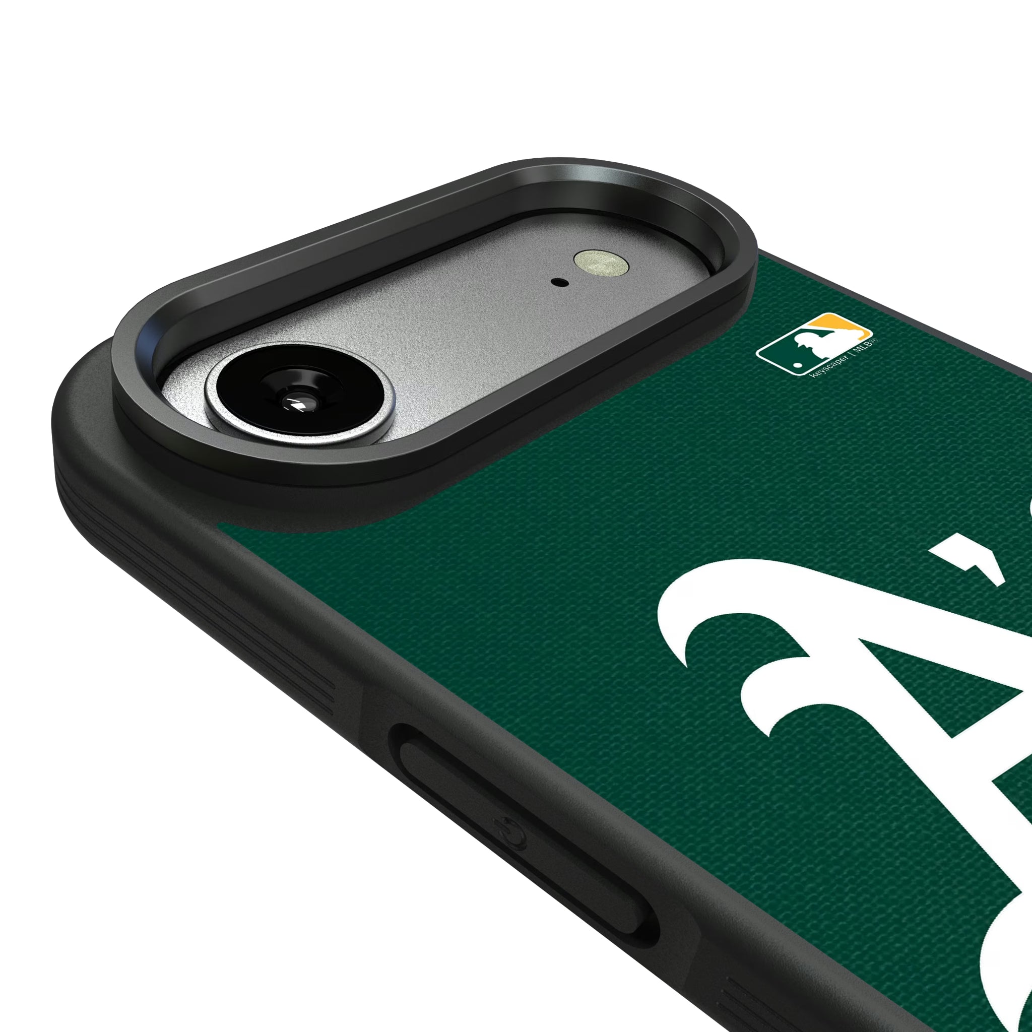Oakland Athletics Personalized Stripe iPhone Bump Phone Case for Apple iPhone - Detail#Device_iPhone Air