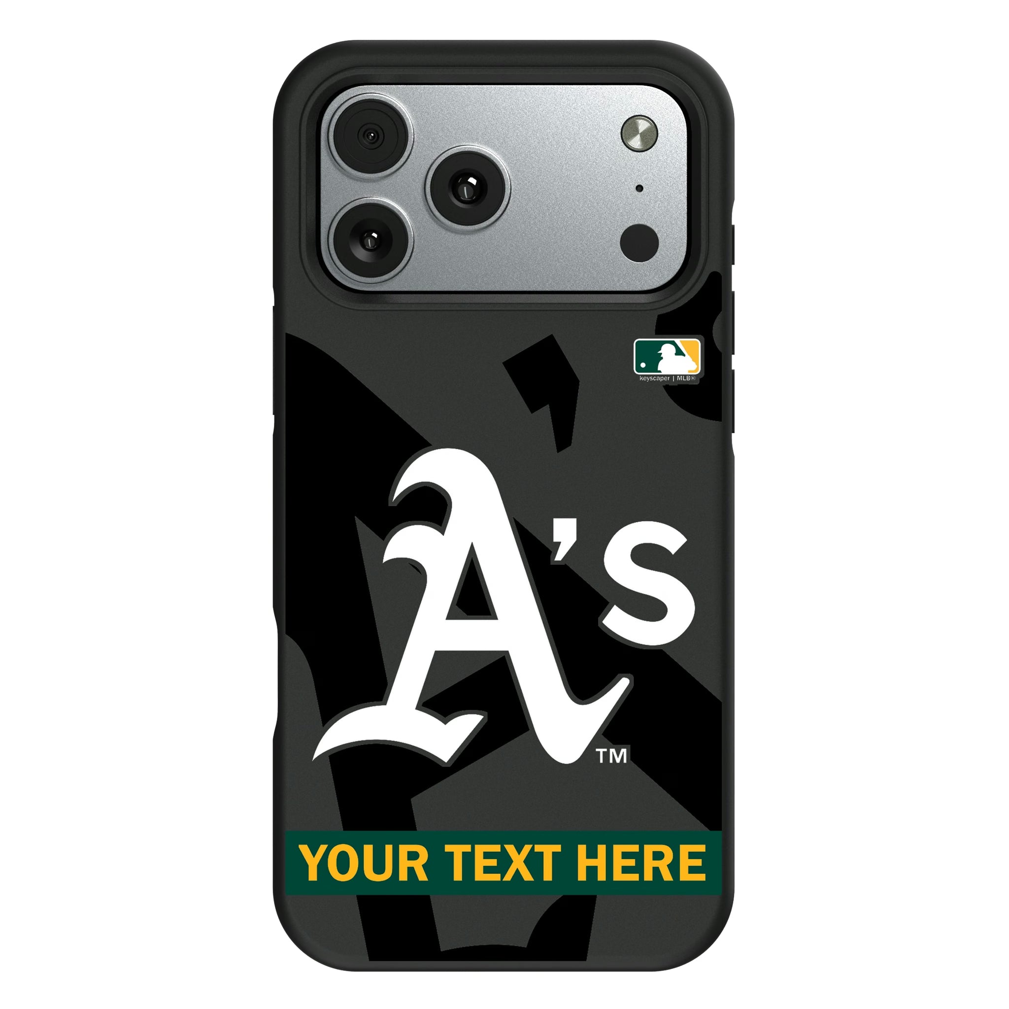 Oakland Athletics Personalized Tilt iPhone Bump Phone Case for Apple iPhone#Device_iPhone 17 Pro Max