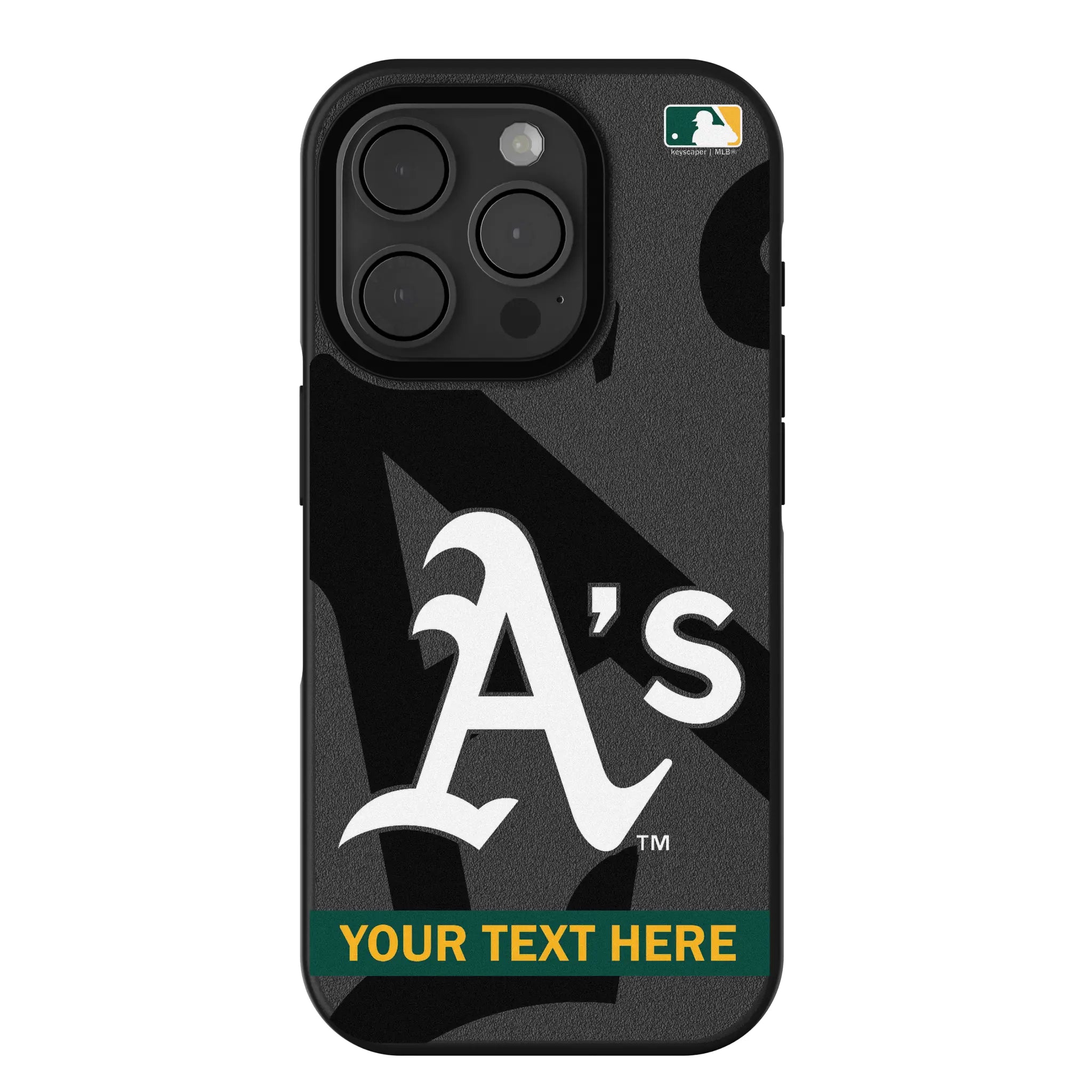 Oakland Athletics Personalized Tilt iPhone Bump Phone Case for Apple iPhone