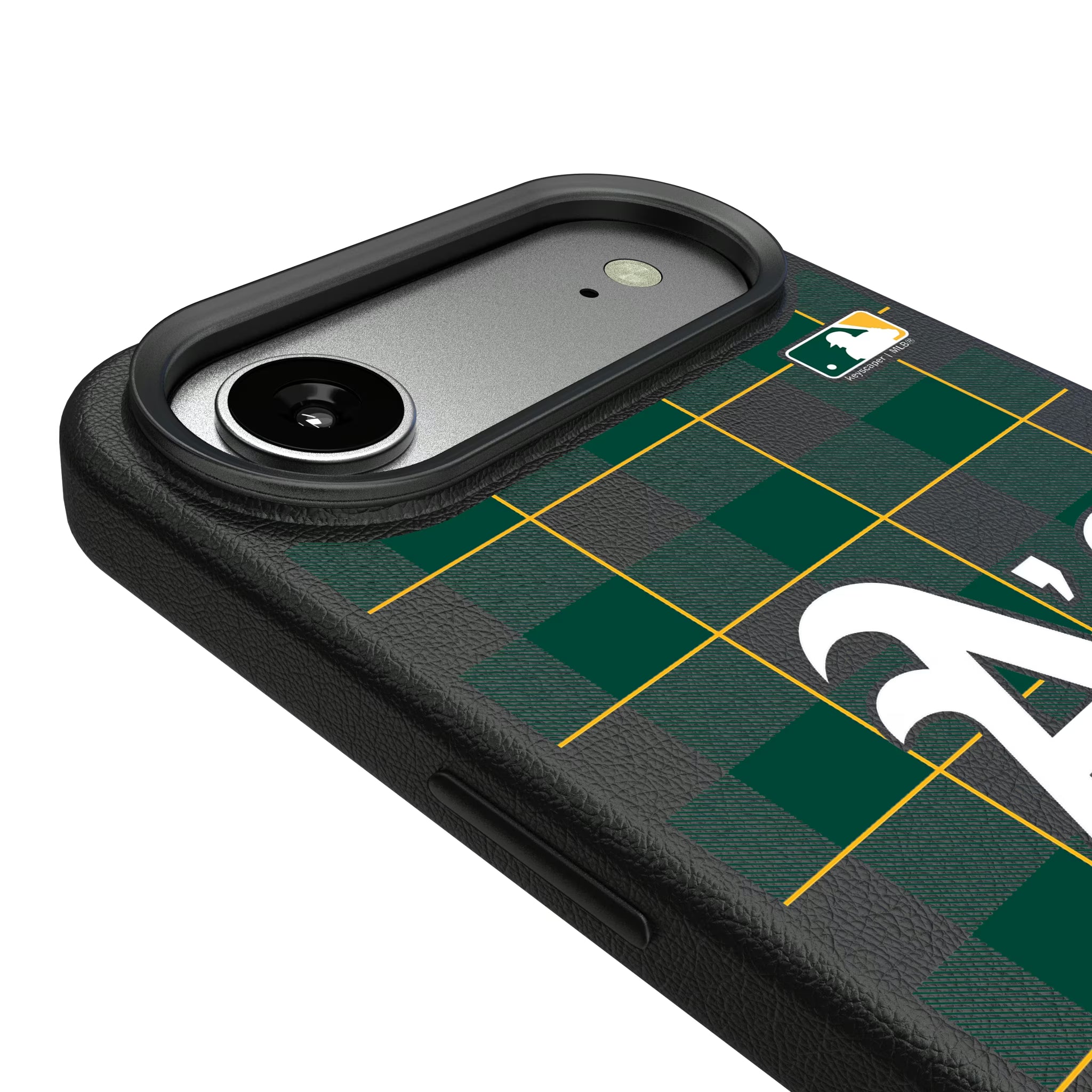 Oakland Athletics Plaid iPhone MagSafe Compatible Phone Case for Apple iPhone - Detail#Device_iPhone Air