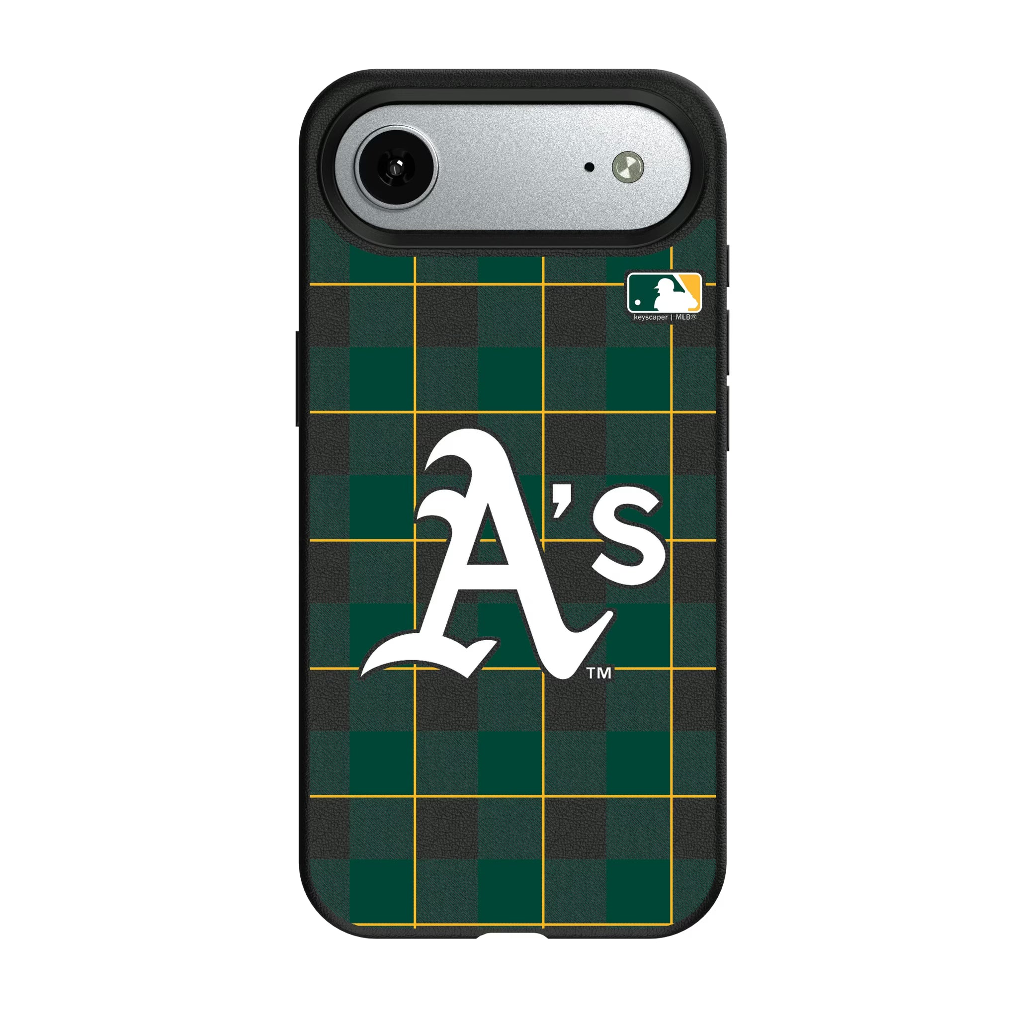 Oakland Athletics Plaid iPhone MagSafe Compatible Phone Case for Apple iPhone#Device_iPhone Air