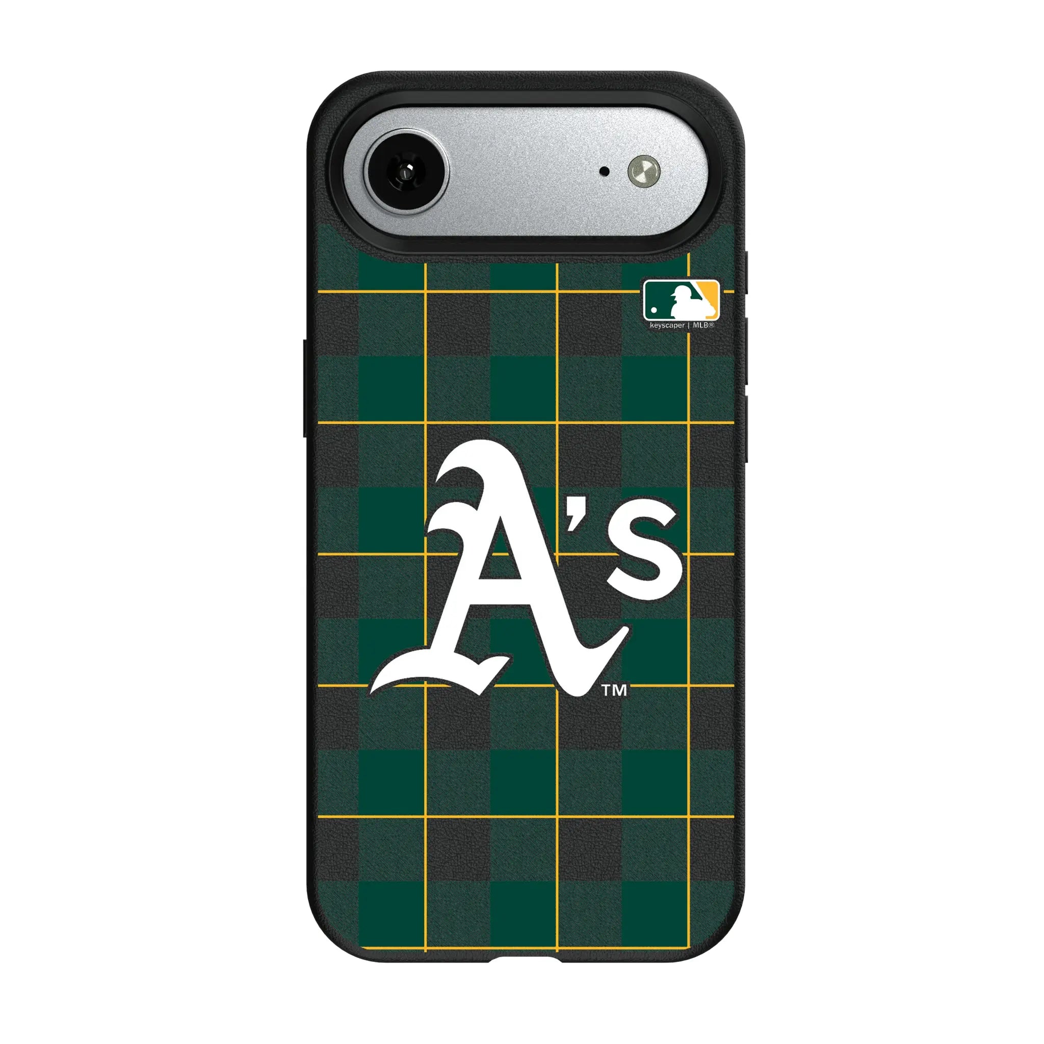 Oakland Athletics Plaid iPhone MagSafe Compatible Phone Case for Apple iPhone#Device_iPhone Air