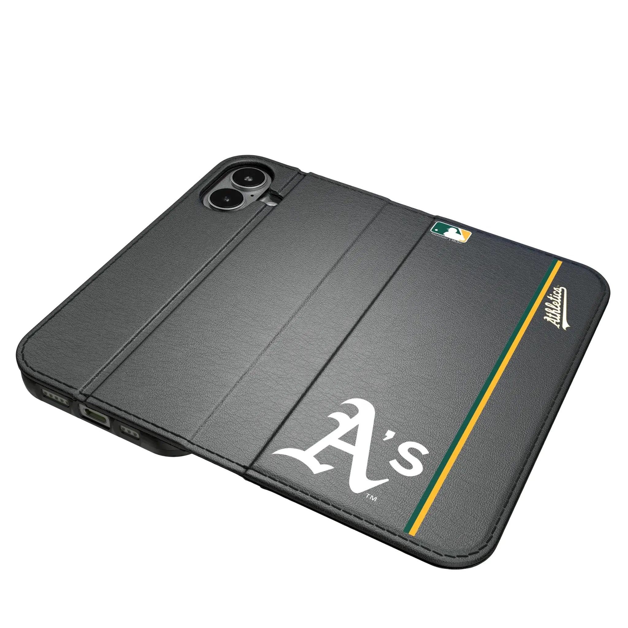 Oakland Athletics Sidebar iPhone Folio Phone Case for Apple iPhone#Device_iPhone 17