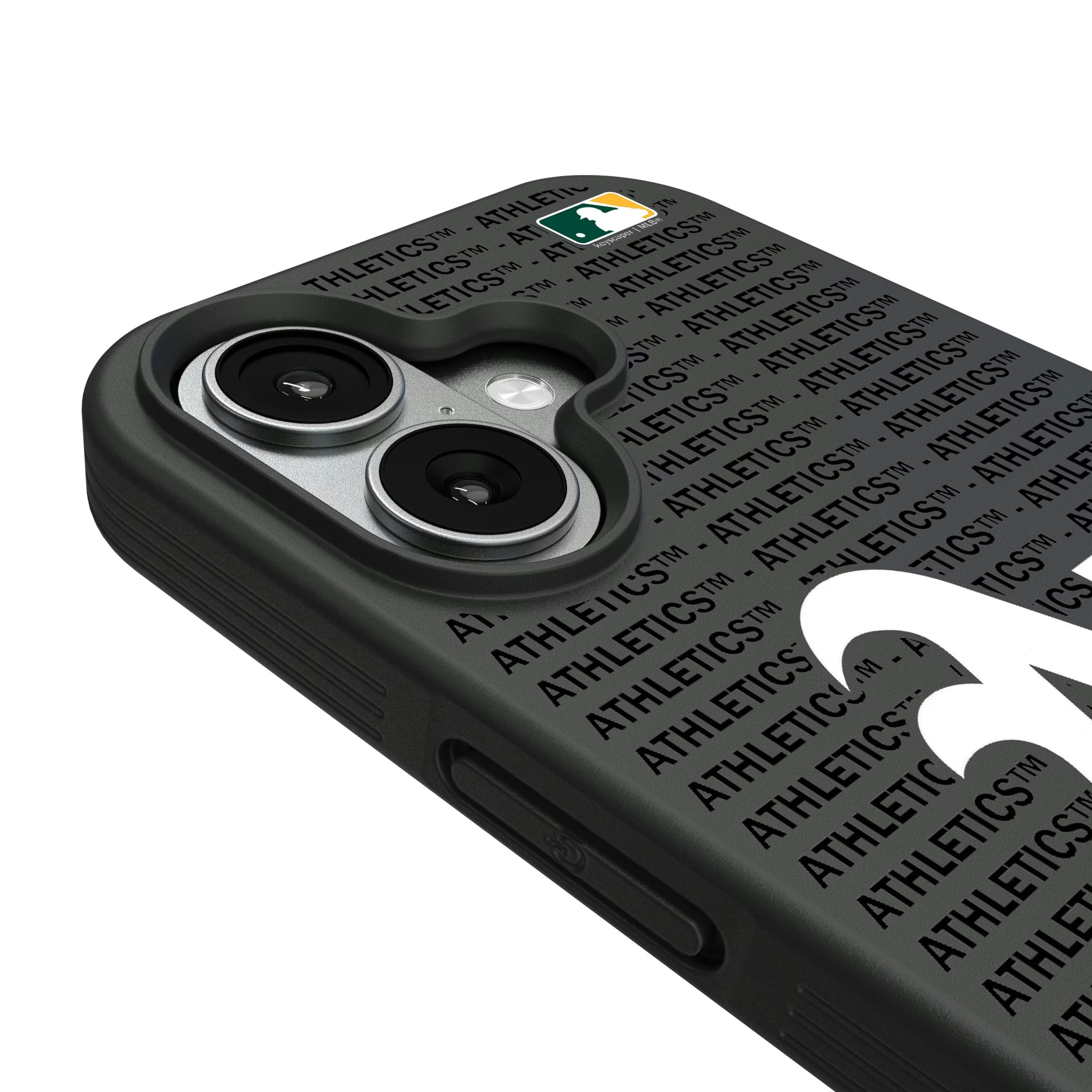 Oakland Athletics Text Backdrop iPhone Bump Phone Case for Apple iPhone - Detail#Device_iPhone 17