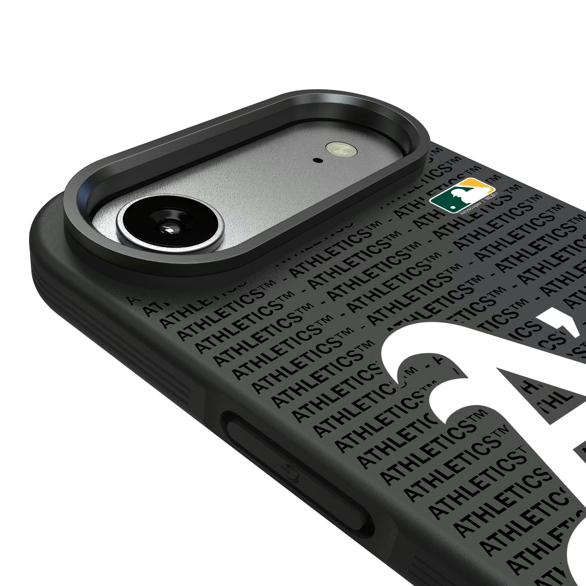 Oakland Athletics Text Backdrop iPhone Bump Phone Case for Apple iPhone - Detail#Device_iPhone Air