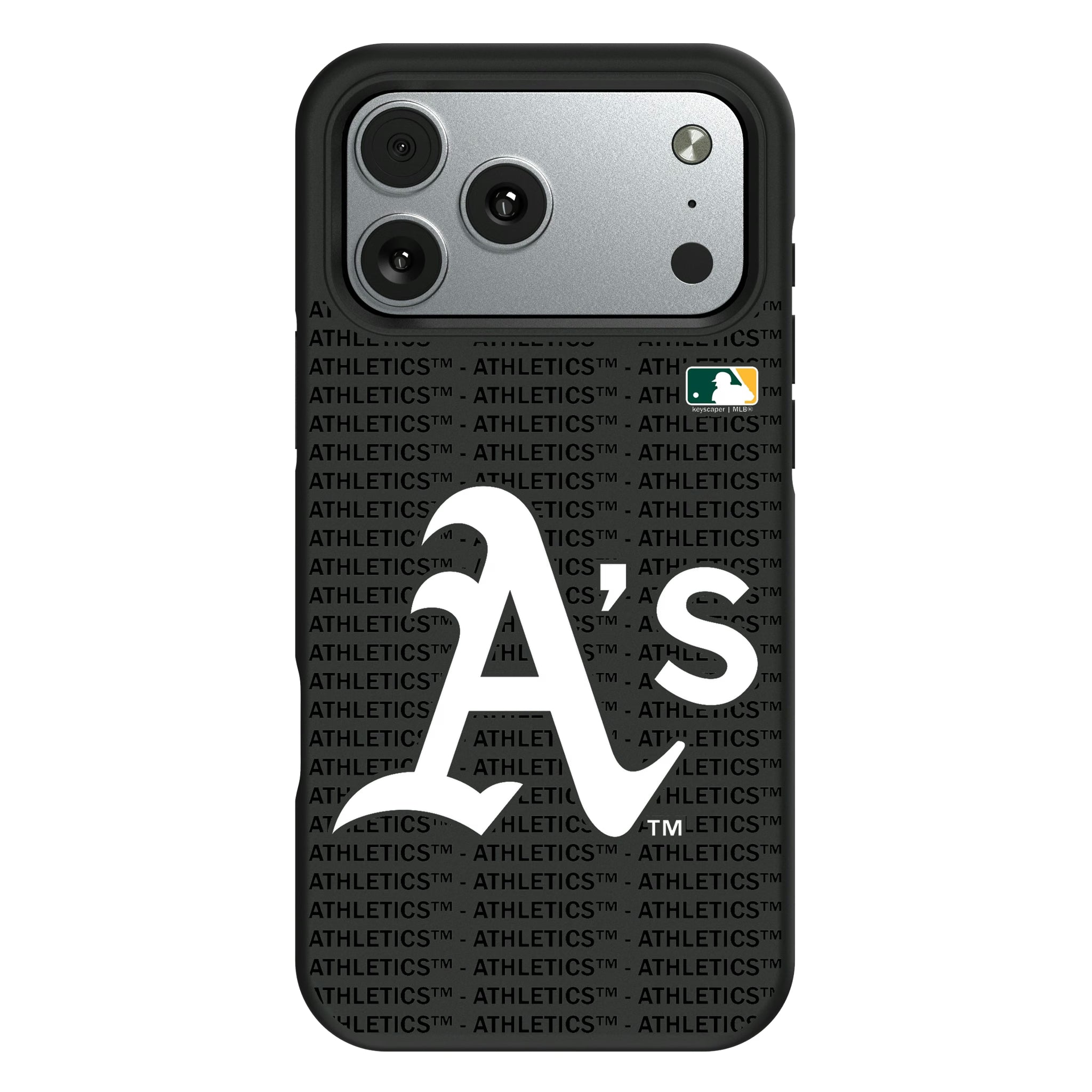 Oakland Athletics Text Backdrop iPhone Bump Phone Case for Apple iPhone#Device_iPhone 17 Pro Max
