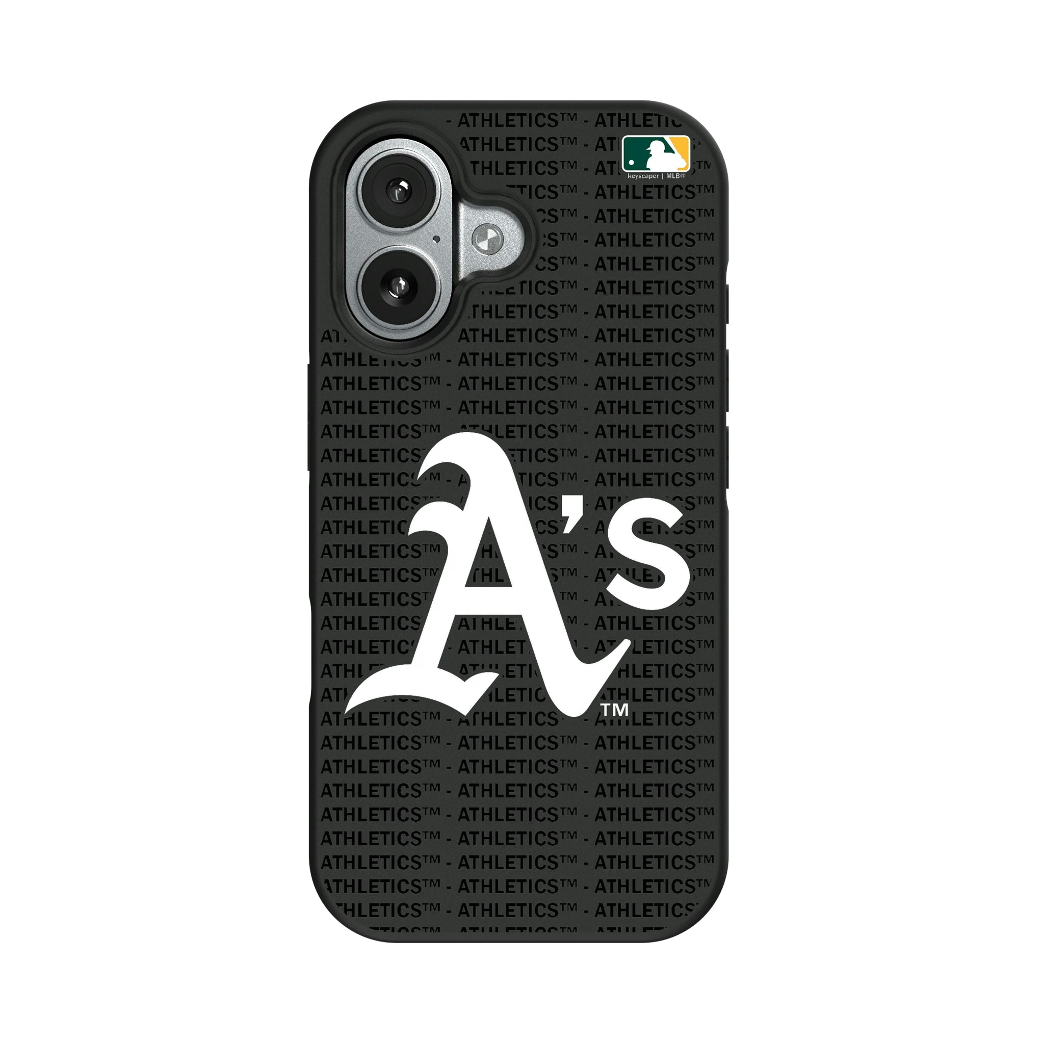 Oakland Athletics Text Backdrop iPhone Bump Phone Case for Apple iPhone#Device_iPhone 17