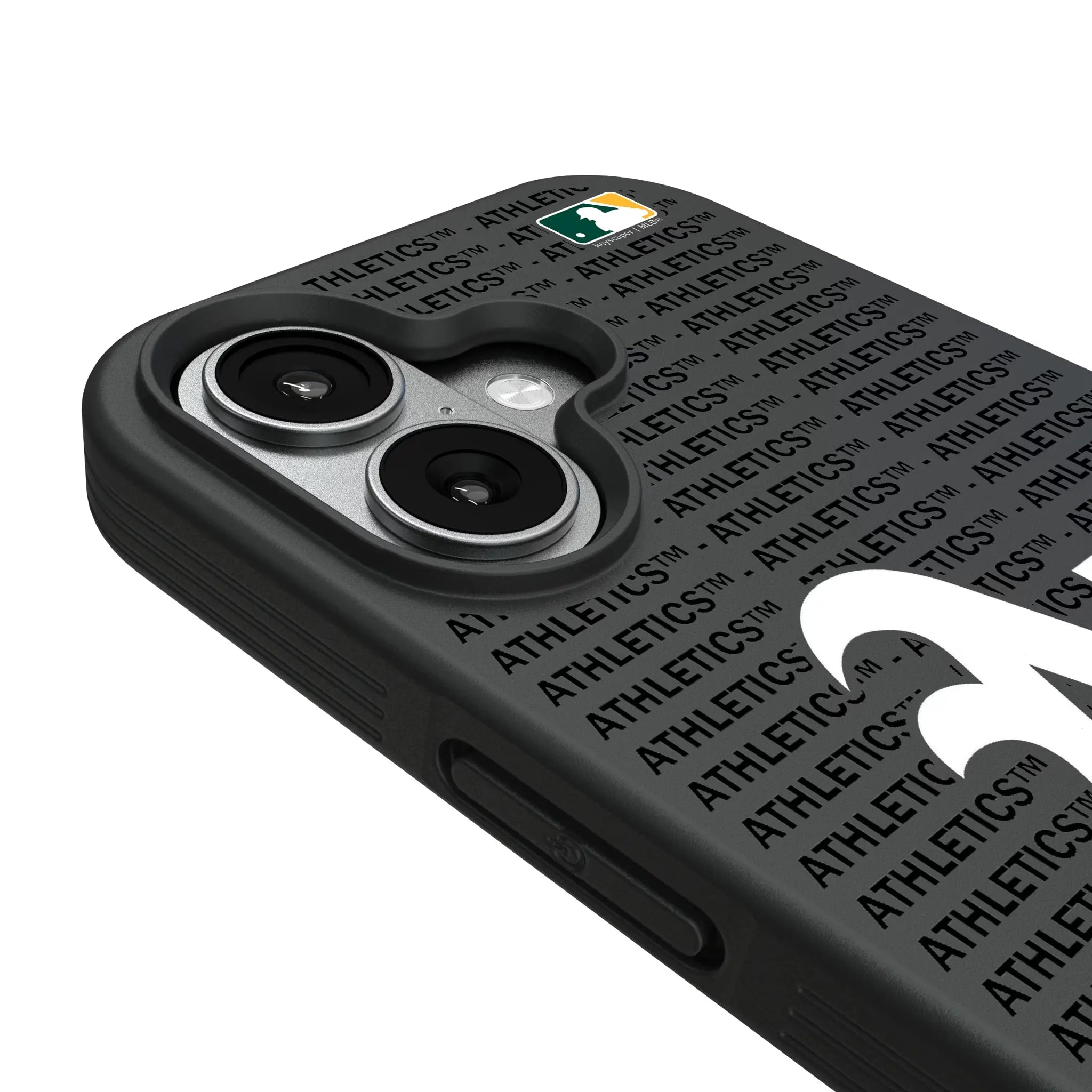 Oakland Athletics Text Backdrop iPhone Bump Phone Case for Apple iPhone - Detail#Device_iPhone 17