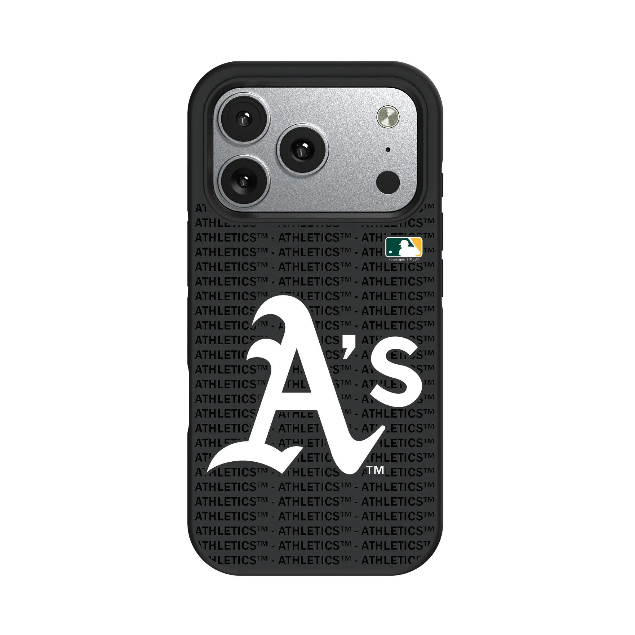 Oakland Athletics Text Backdrop iPhone Bump Phone Case for Apple iPhone#Device_iPhone 17 Pro