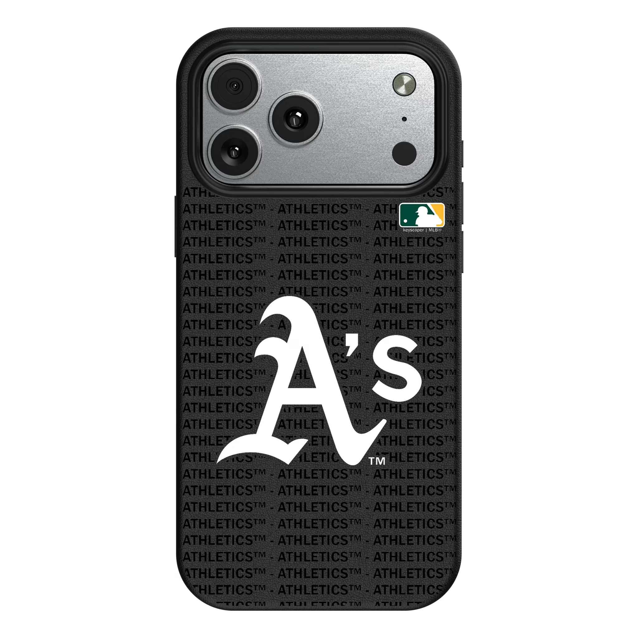 Oakland Athletics Text Backdrop iPhone MagSafe Compatible Phone Case for Apple iPhone#Device_iPhone 17 Pro Max