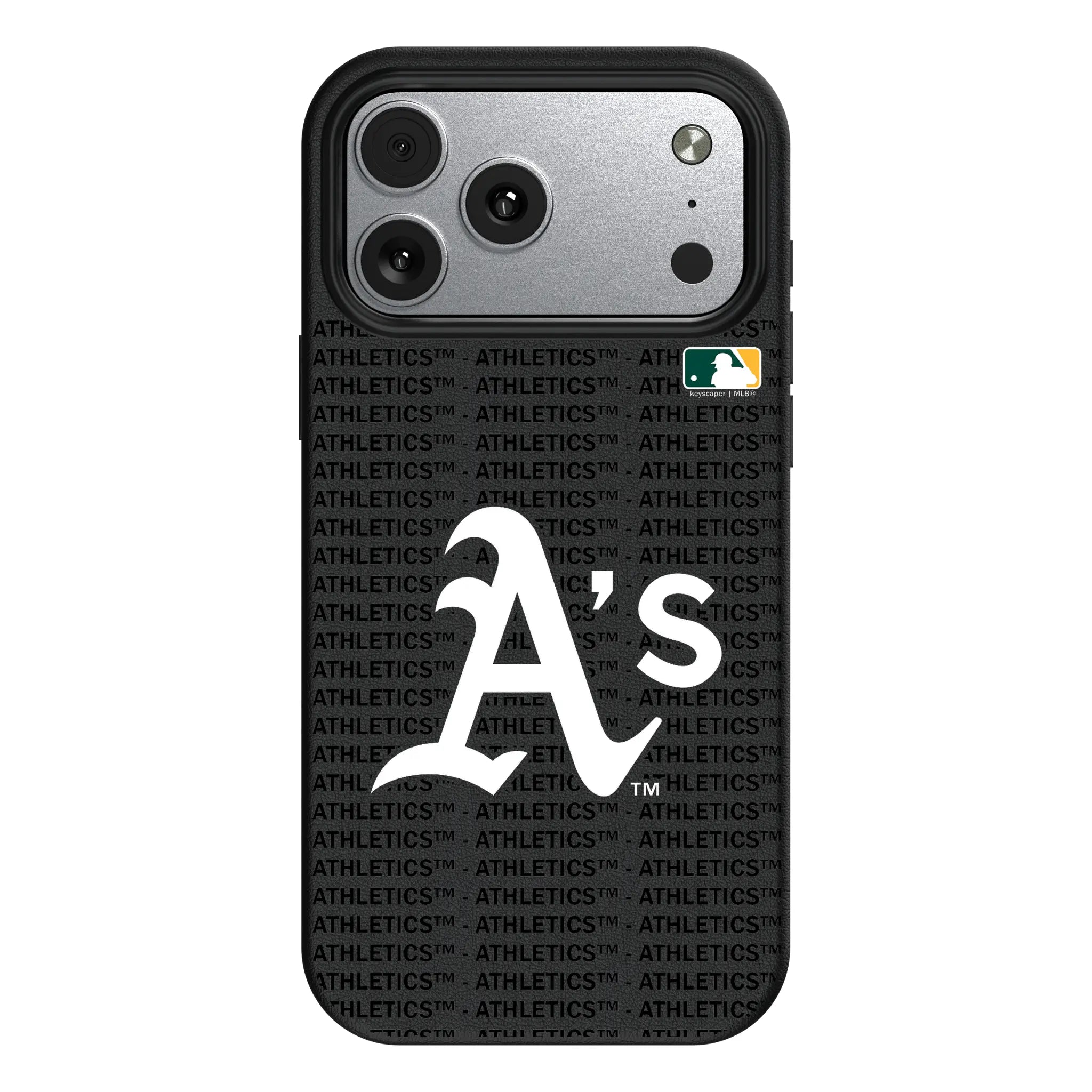 Oakland Athletics Text Backdrop iPhone MagSafe Compatible Phone Case for Apple iPhone#Device_iPhone 17 Pro Max