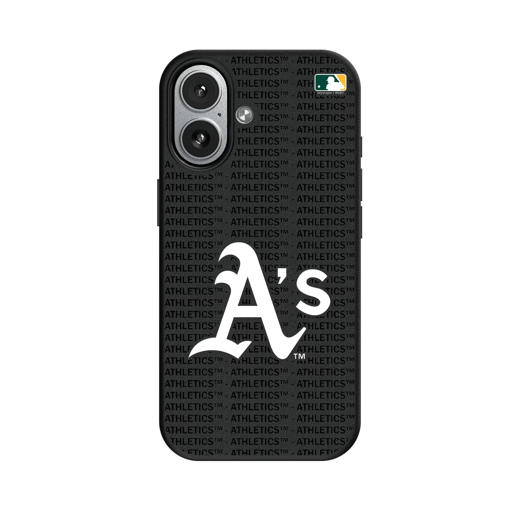 Oakland Athletics Text Backdrop iPhone MagSafe Compatible Phone Case for Apple iPhone#Device_iPhone 17