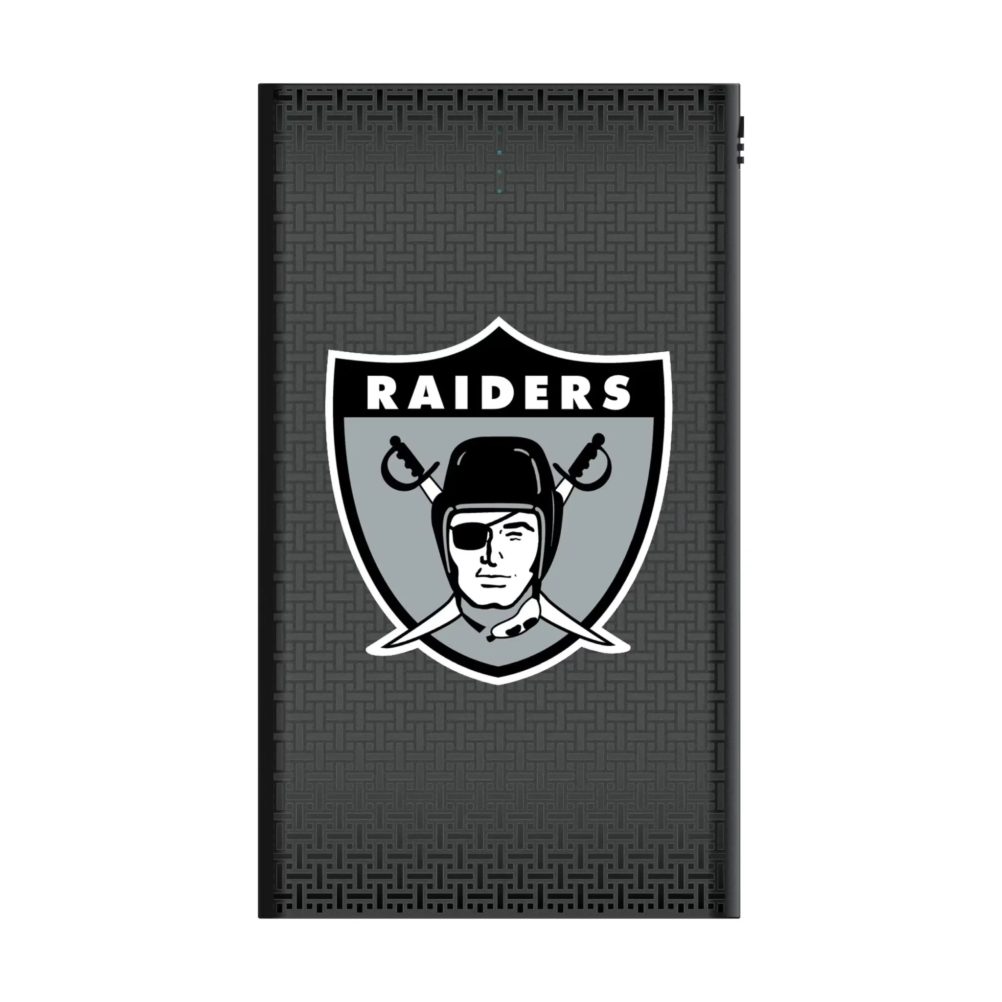 Oakland Raiders 1963 Historic Collection Linen 5000mAh Flat Power Bank