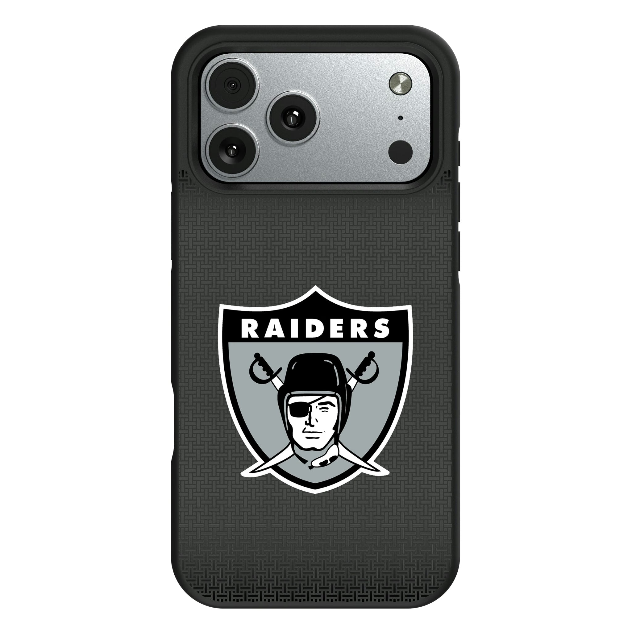 Oakland Raiders 1963 Historic Collection Linen iPhone Bump Phone Case for Apple iPhone#Device_iPhone 17 Pro Max