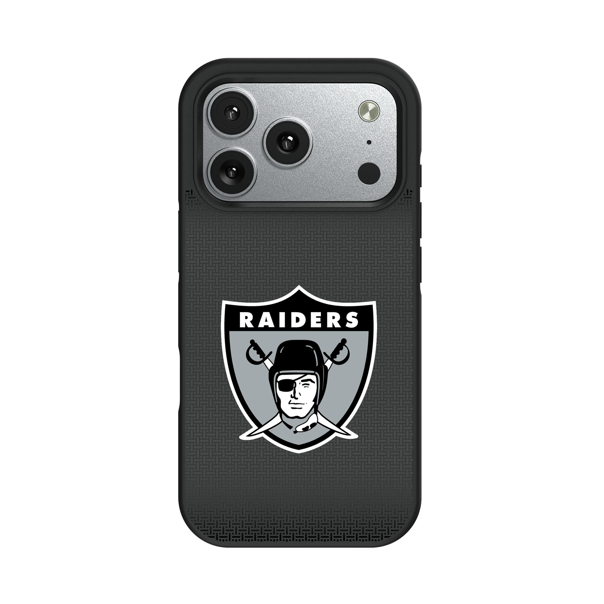 Oakland Raiders 1963 Historic Collection Linen iPhone Bump Phone Case for Apple iPhone#Device_iPhone 17 Pro