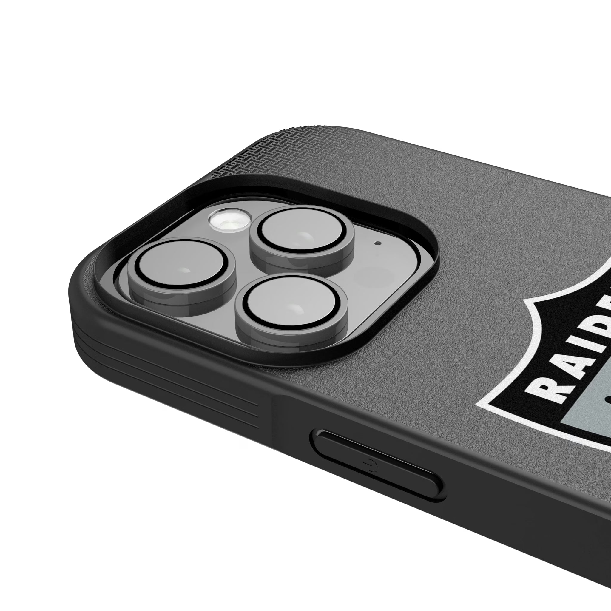 Oakland Raiders 1963 Historic Collection Linen iPhone Bump Phone Case for Apple iPhone - Detail