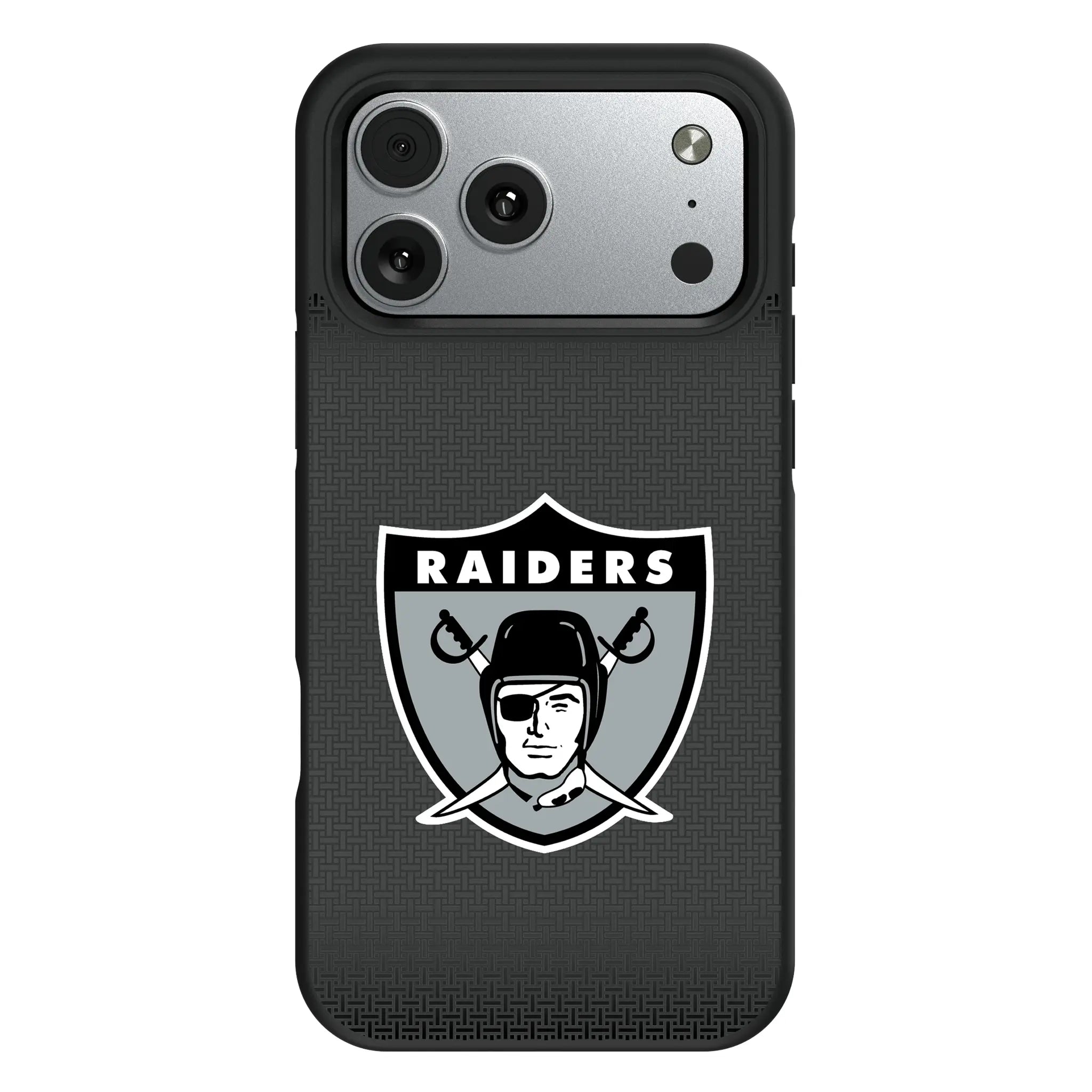 Oakland Raiders 1963 Historic Collection Linen iPhone Bump Phone Case for Apple iPhone#Device_iPhone 17 Pro Max