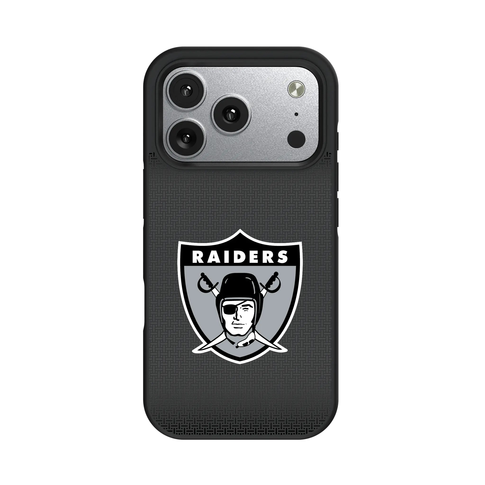 Oakland Raiders 1963 Historic Collection Linen iPhone Bump Phone Case for Apple iPhone#Device_iPhone 17 Pro