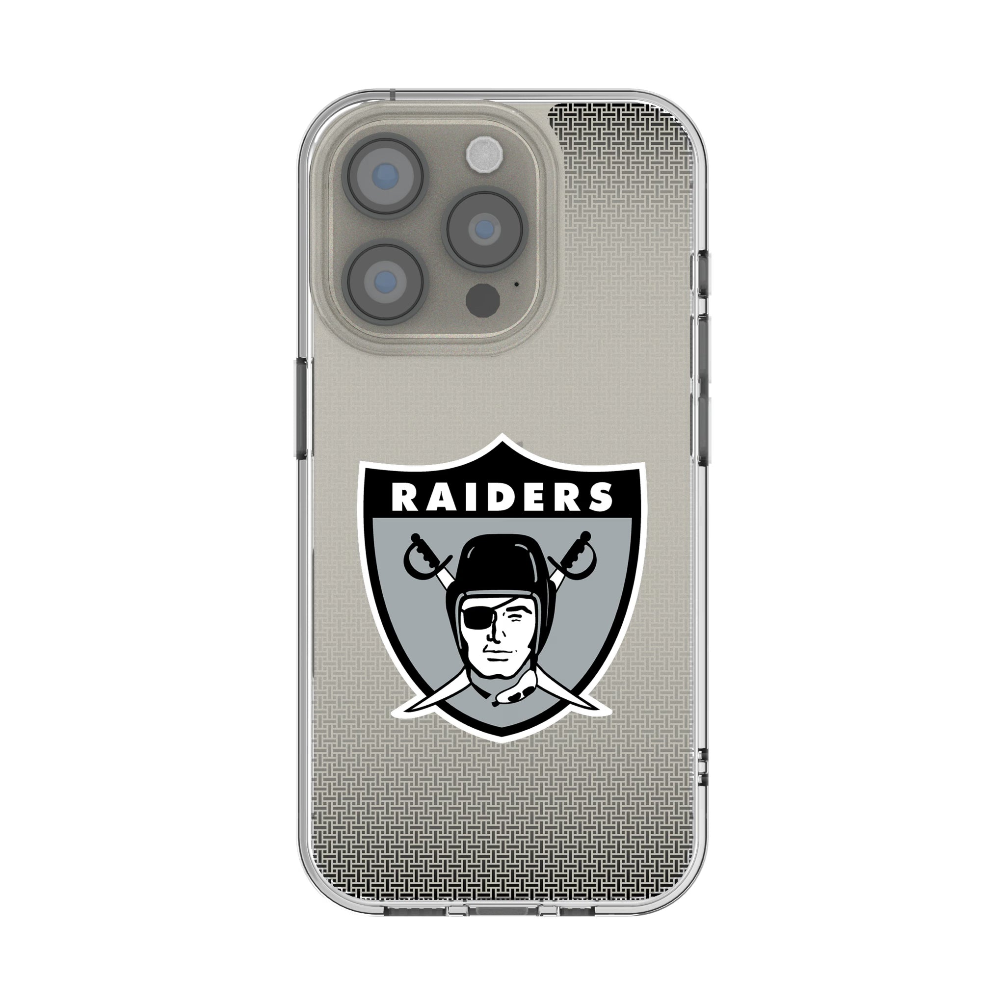 Oakland Raiders 1963 Historic Collection Linen iPhone Clear Phone Case for Apple iPhone