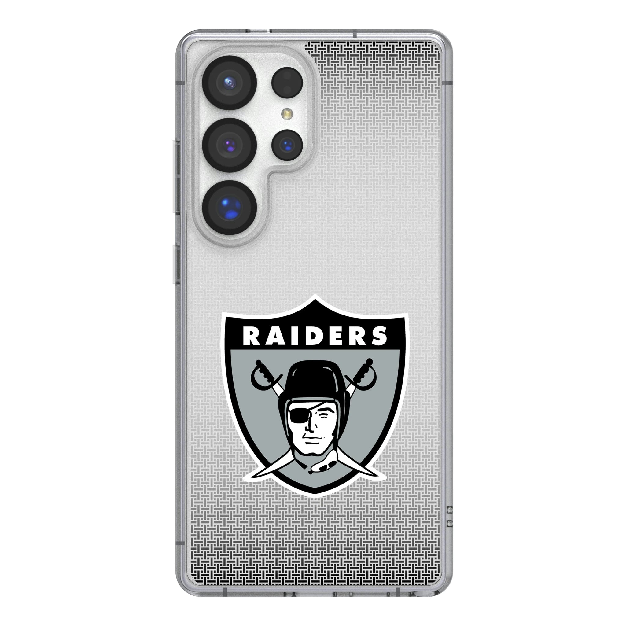 Oakland Raiders 1963 Historic Collection Linen Galaxy Clear Phone Case for Samsung Galaxy