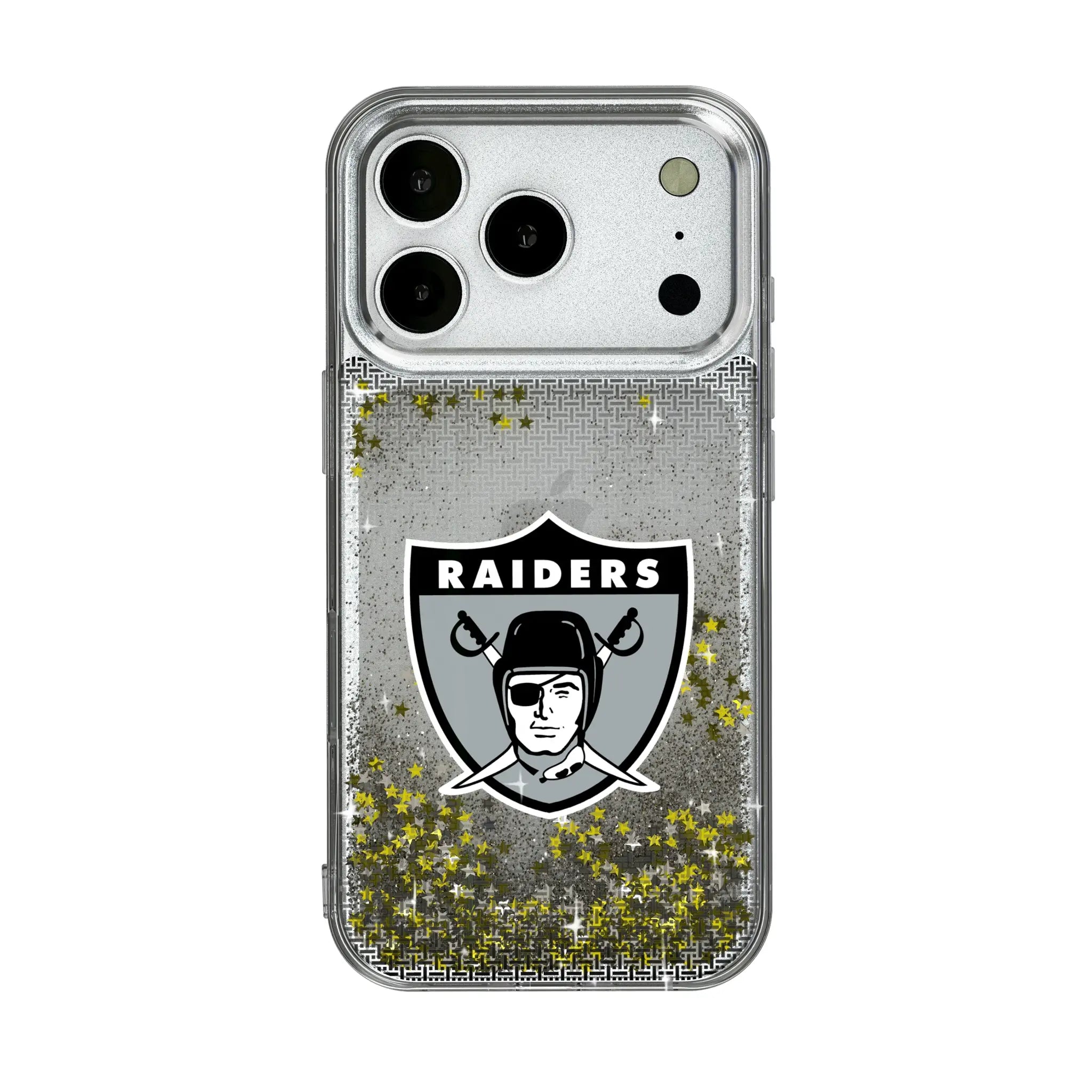 Oakland Raiders 1963 Historic Collection Linen iPhone Glitter Phone Case for Apple iPhone