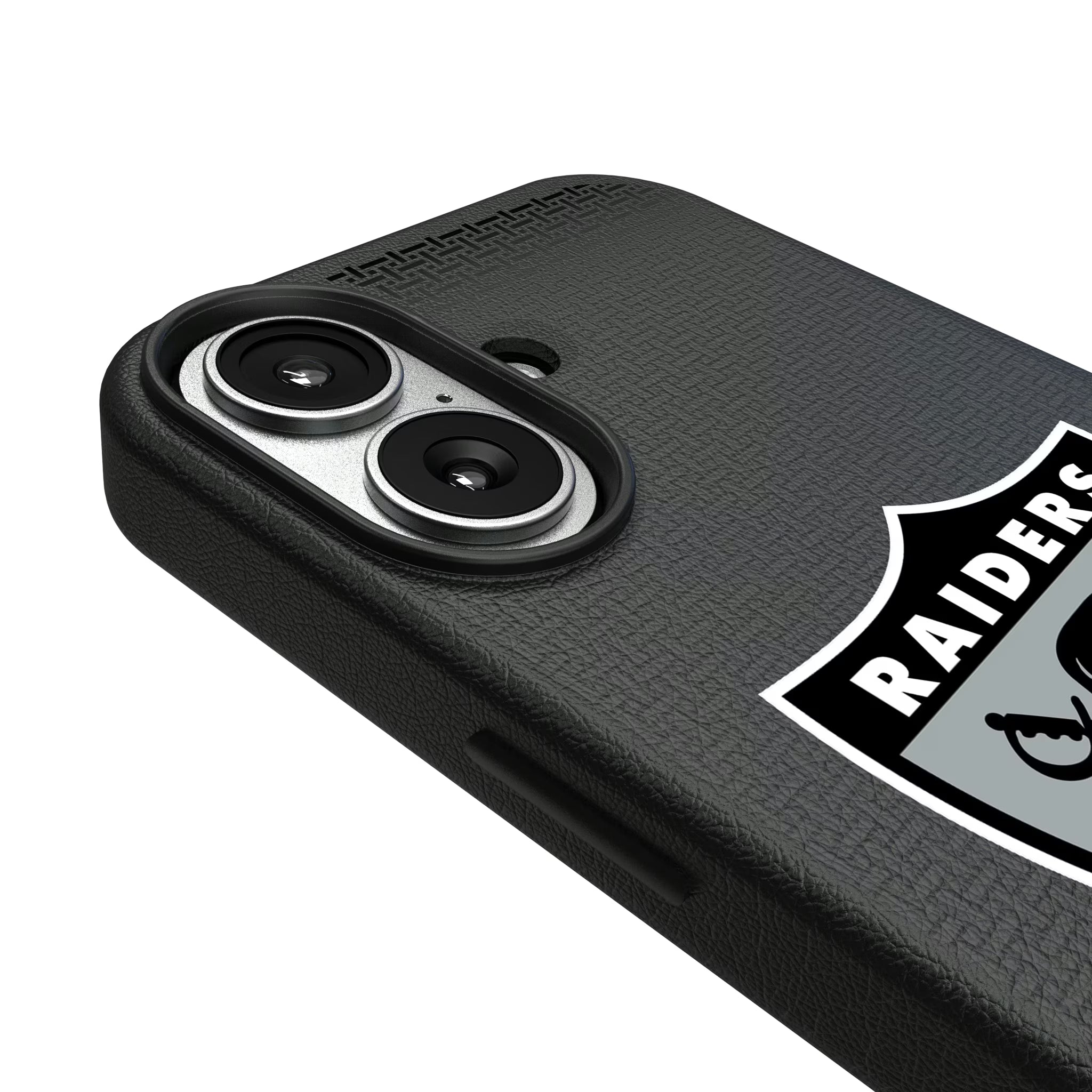 Oakland Raiders 1963 Historic Collection Linen iPhone MagSafe Compatible Phone Case for Apple iPhone - Detail#Device_iPhone 17