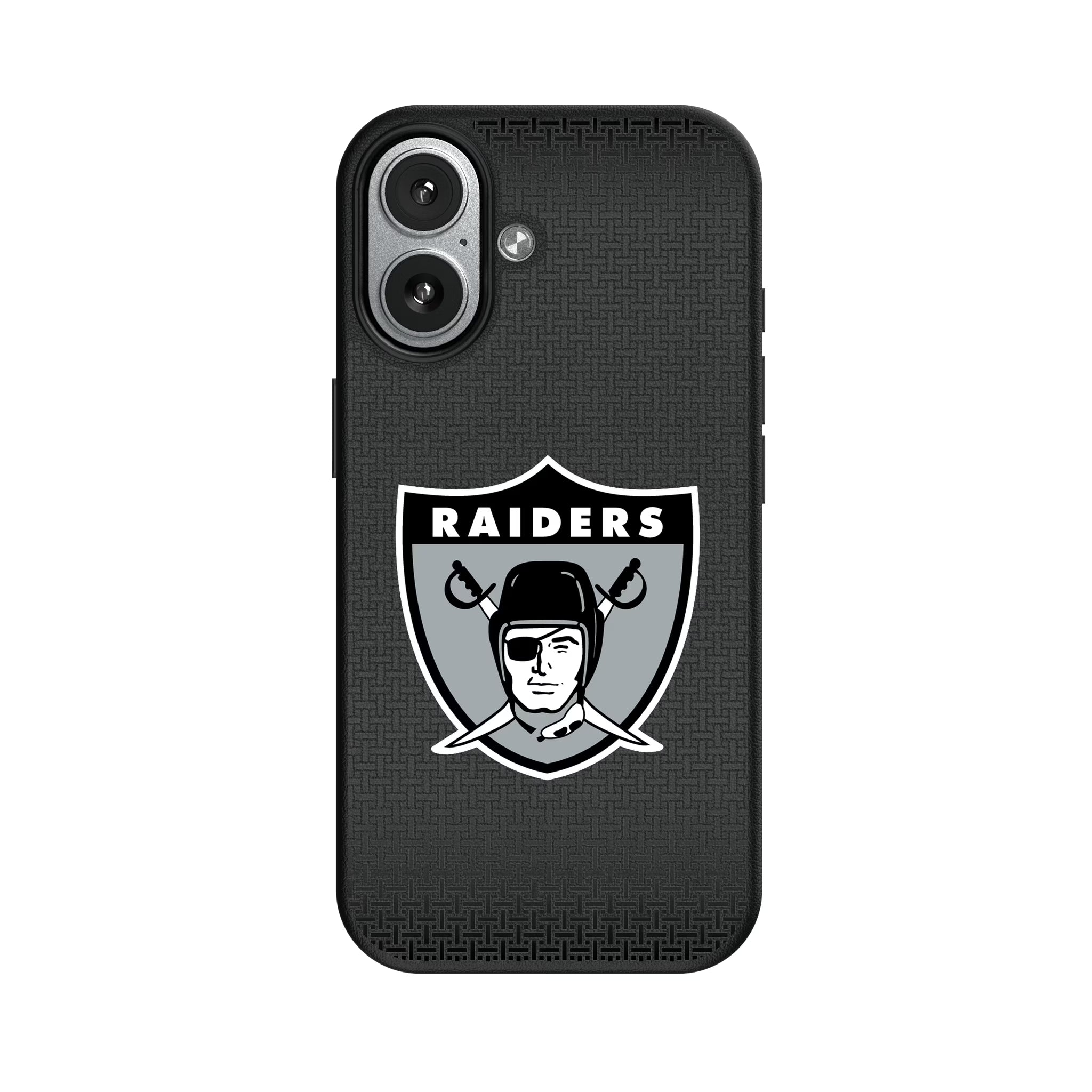 Oakland Raiders 1963 Historic Collection Linen iPhone MagSafe Compatible Phone Case for Apple iPhone#Device_iPhone 17