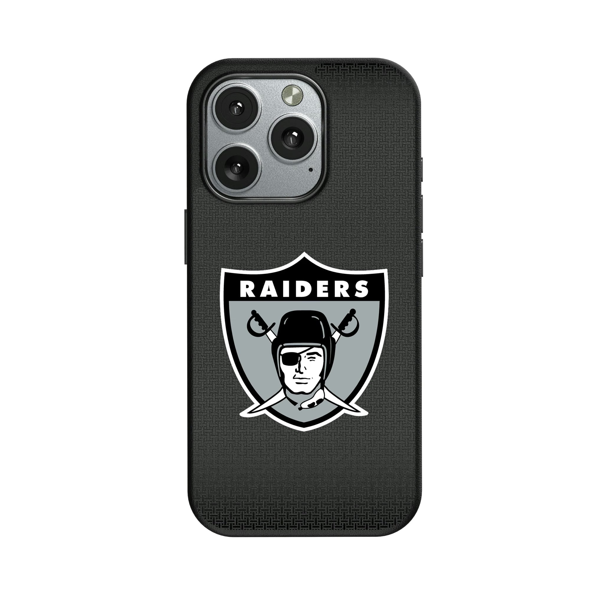 Oakland Raiders 1963 Historic Collection Linen iPhone MagSafe Compatible Phone Case for Apple iPhone