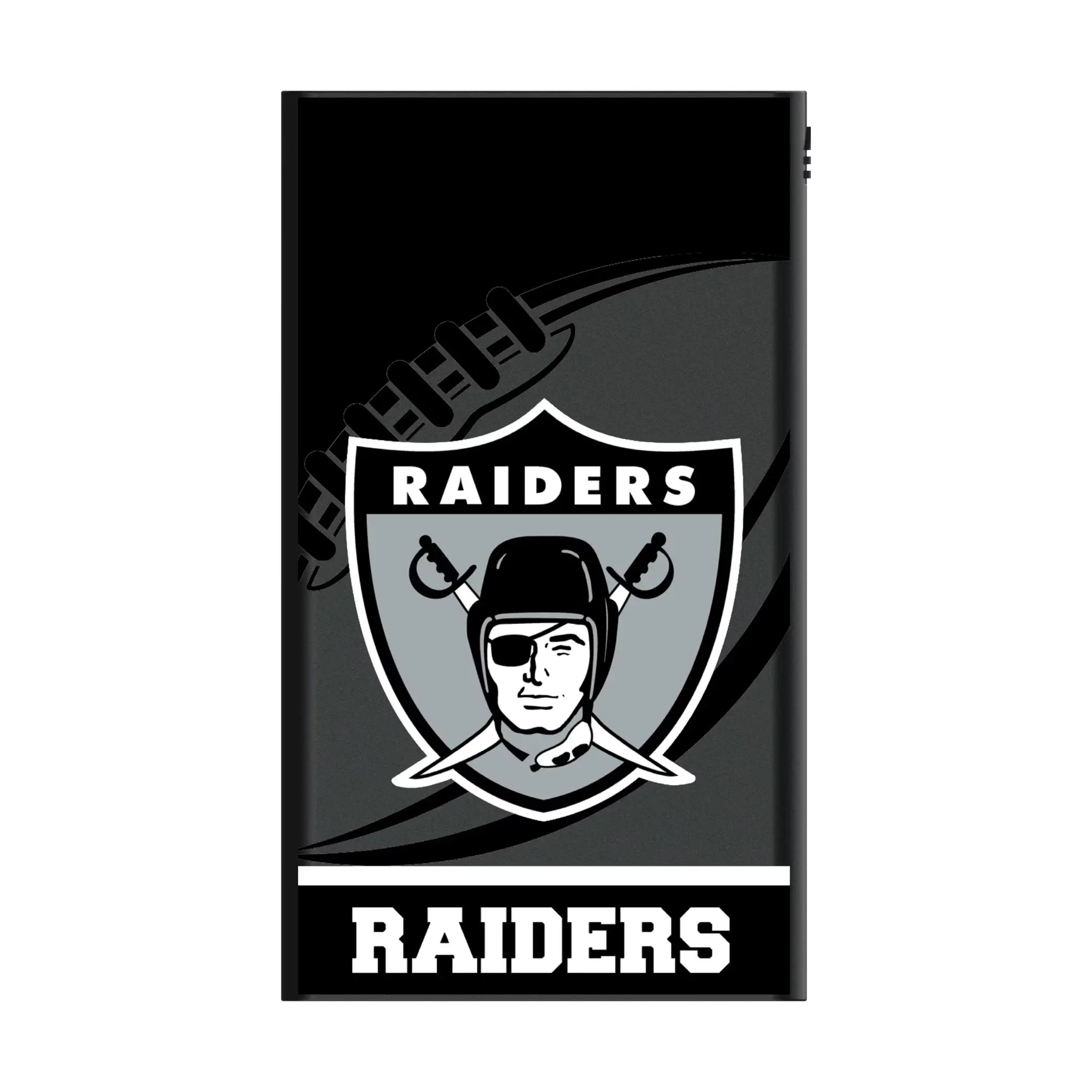 Oakland Raiders 1963 Historic Collection Passtime 5000mAh Flat Power Bank