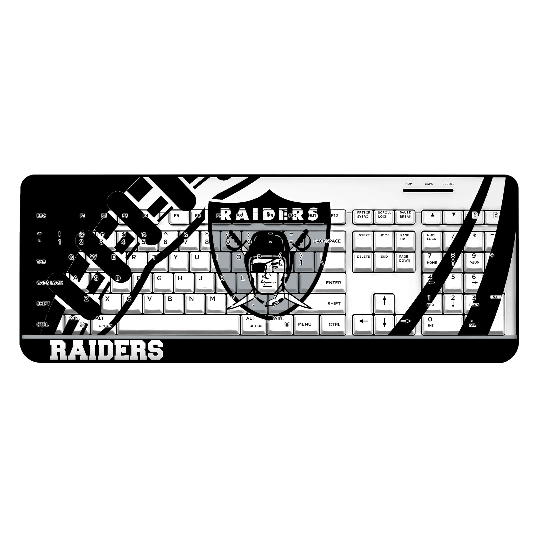 Oakland Raiders 1963 Historic Collection Passtime Wireless USB Keyboard