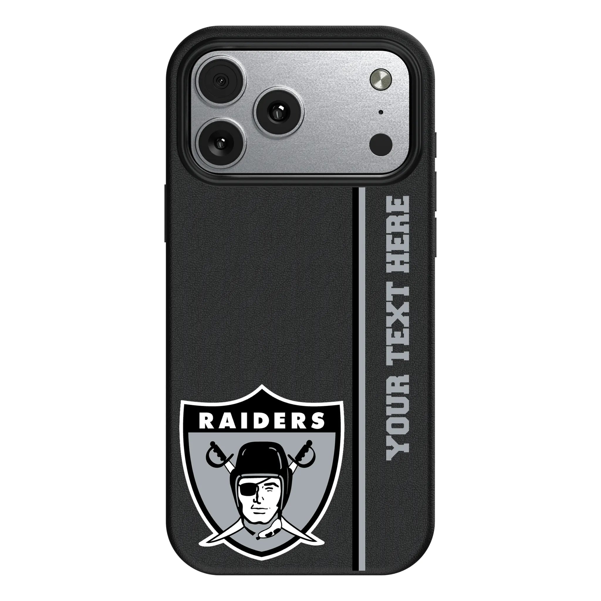 Oakland Raiders 1963 Historic Collection Personalized Sidebard iPhone MagSafe Compatible Phone Case for Apple iPhone#Device_iPhone 17 Pro Max