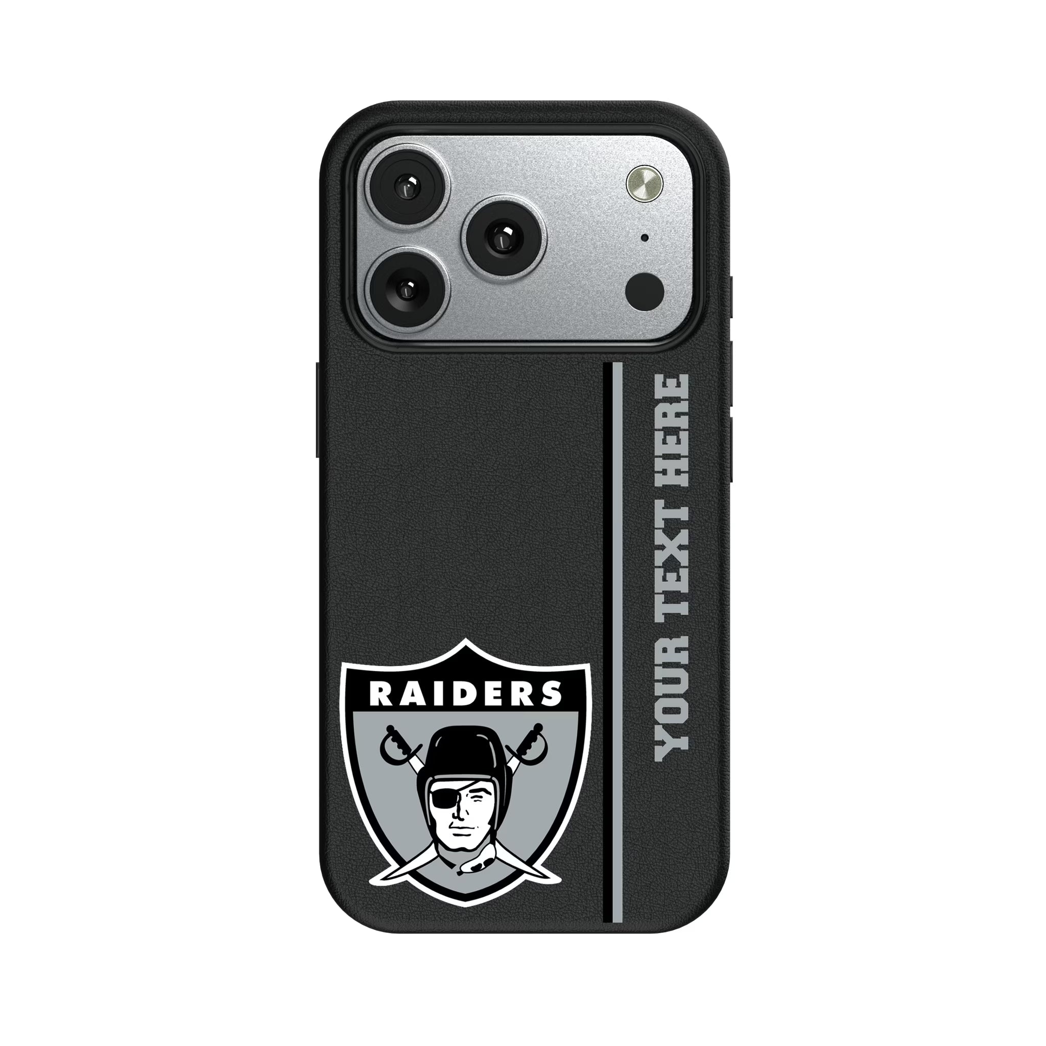 Oakland Raiders 1963 Historic Collection Personalized Sidebard iPhone MagSafe Compatible Phone Case for Apple iPhone#Device_iPhone 17 Pro