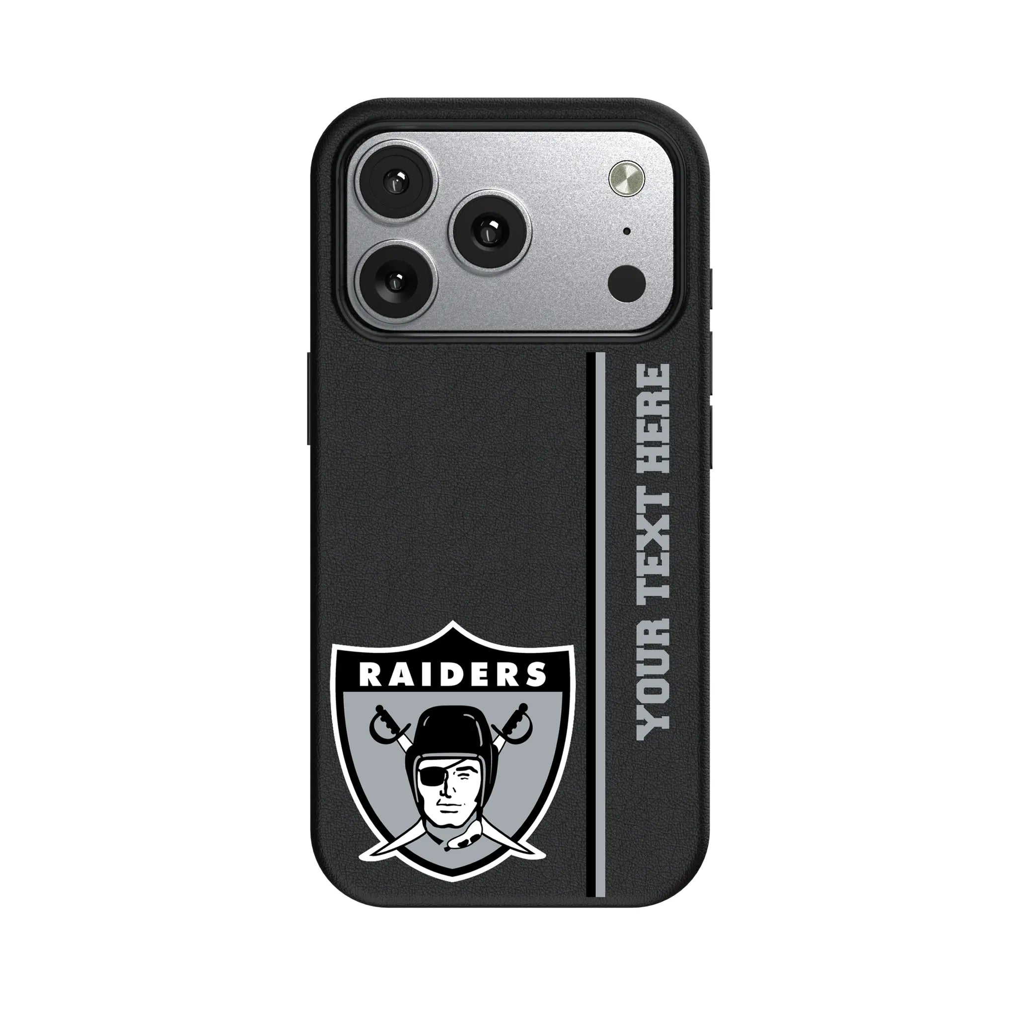 Oakland Raiders 1963 Historic Collection Personalized Sidebard iPhone MagSafe Compatible Phone Case for Apple iPhone#Device_iPhone 17 Pro