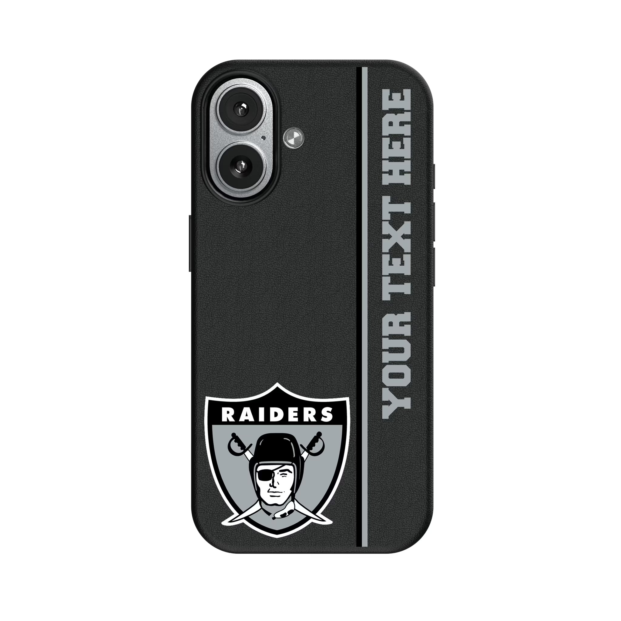 Oakland Raiders 1963 Historic Collection Personalized Sidebard iPhone MagSafe Compatible Phone Case for Apple iPhone#Device_iPhone 17