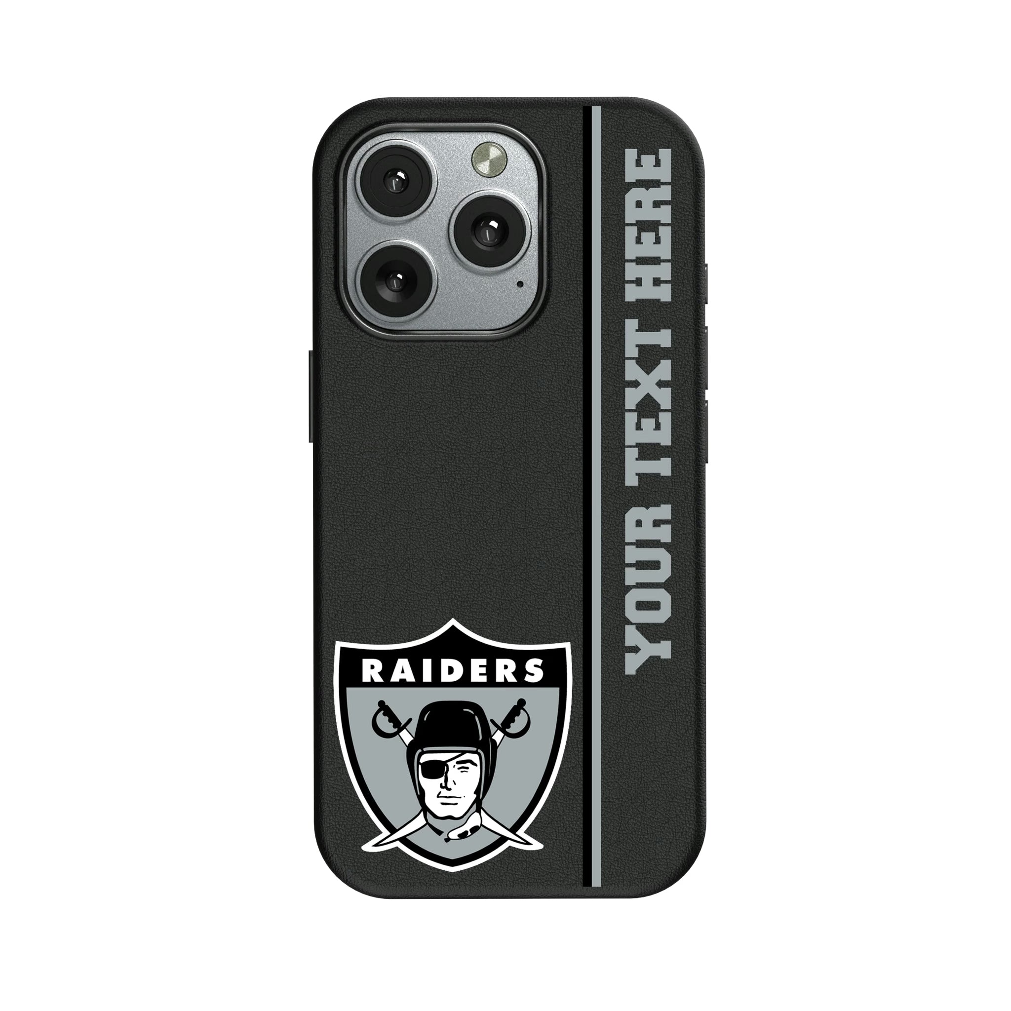 Oakland Raiders 1963 Historic Collection Personalized Sidebard iPhone MagSafe Compatible Phone Case for Apple iPhone