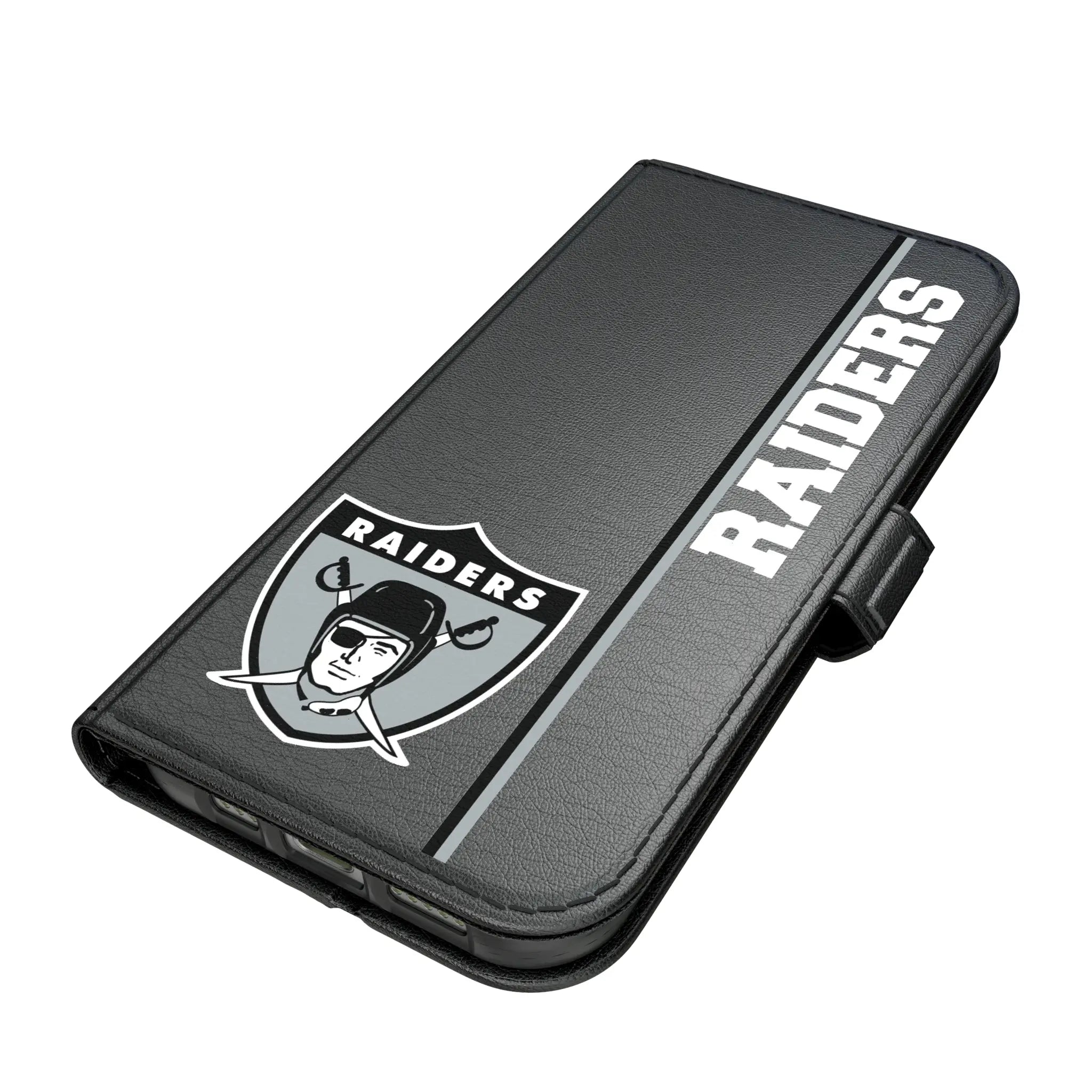 Oakland Raiders 1963 Historic Collection Sidebar iPhone Folio Phone Case for Apple iPhone#Device_iPhone 17