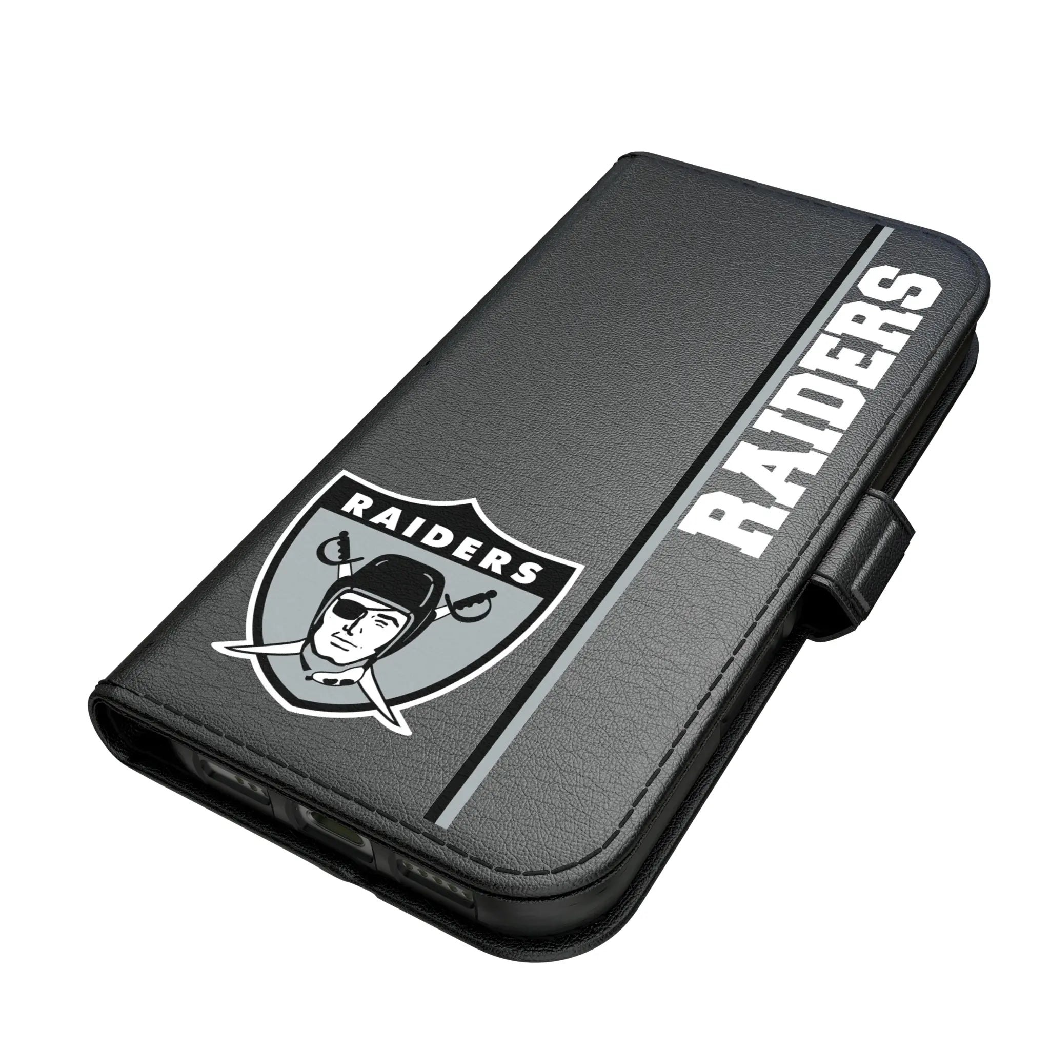 Oakland Raiders 1963 Historic Collection Sidebar iPhone Folio Phone Case for Apple iPhone#Device_iPhone 17 Pro
