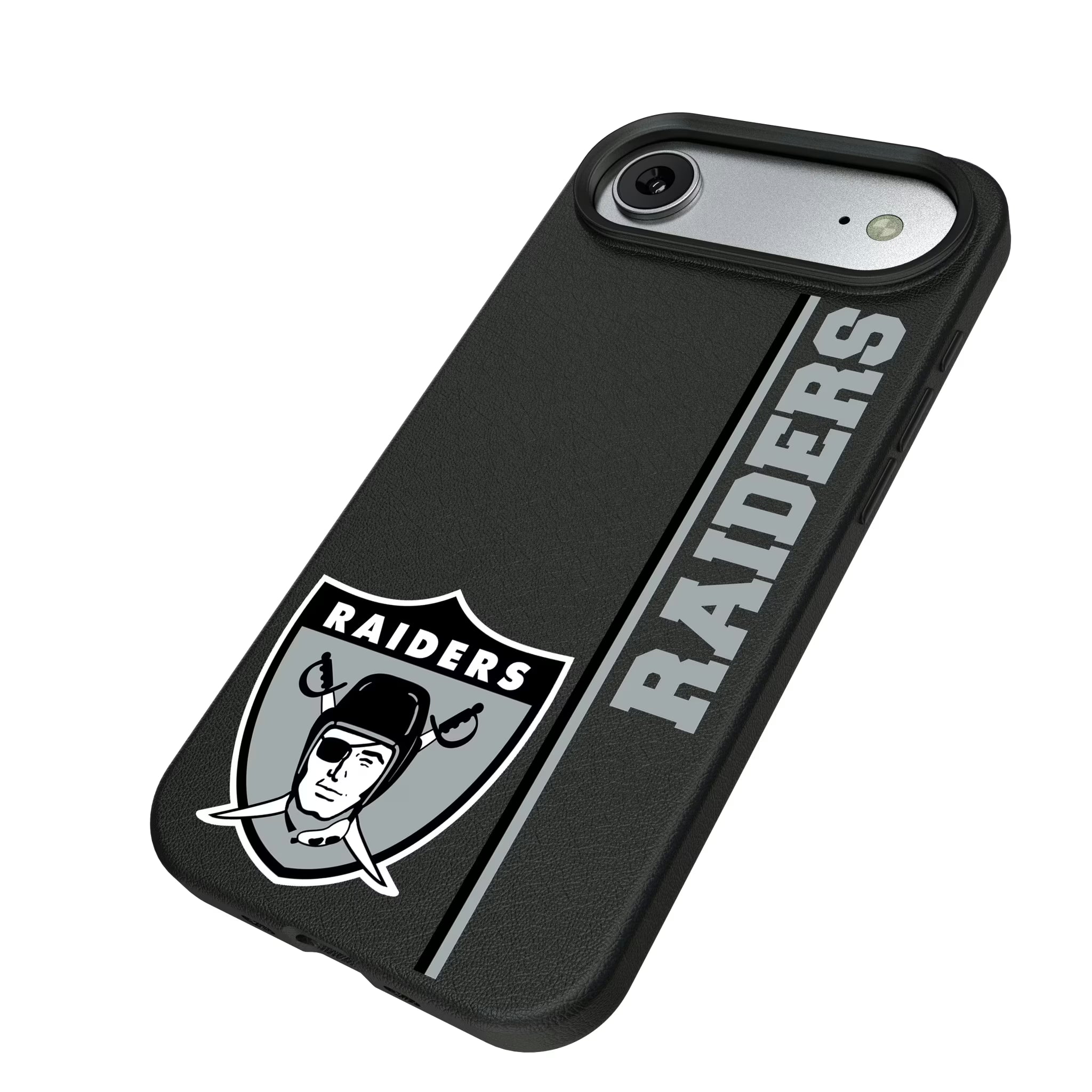 Oakland Raiders 1963 Historic Collection Sidebar iPhone MagSafe Compatible Phone Case for Apple iPhone - Isometric View#Device_iPhone Air