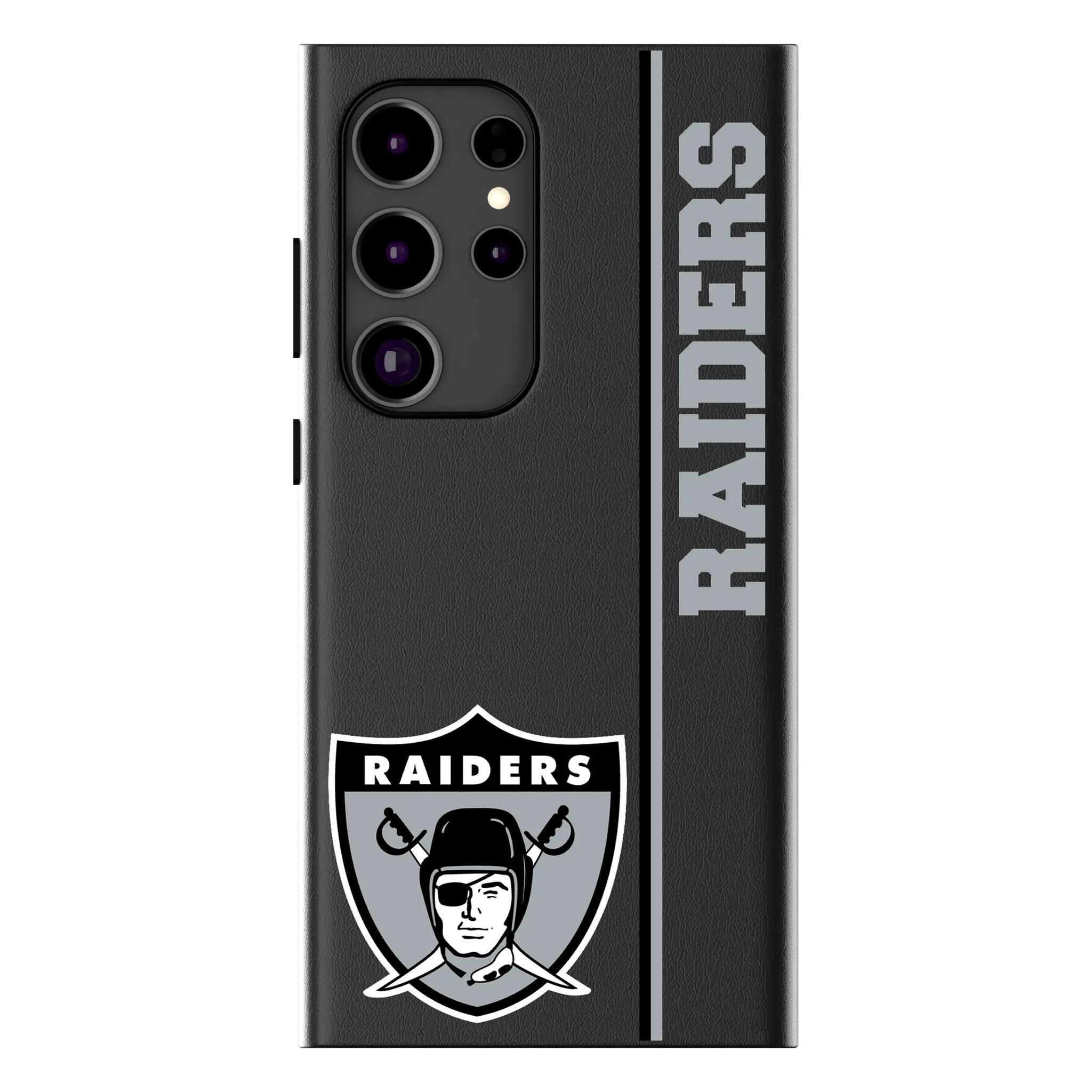 Oakland Raiders 1963 Historic Collection Sidebar Galaxy MagSafe Compatible Phone Case for Samsung Galaxy