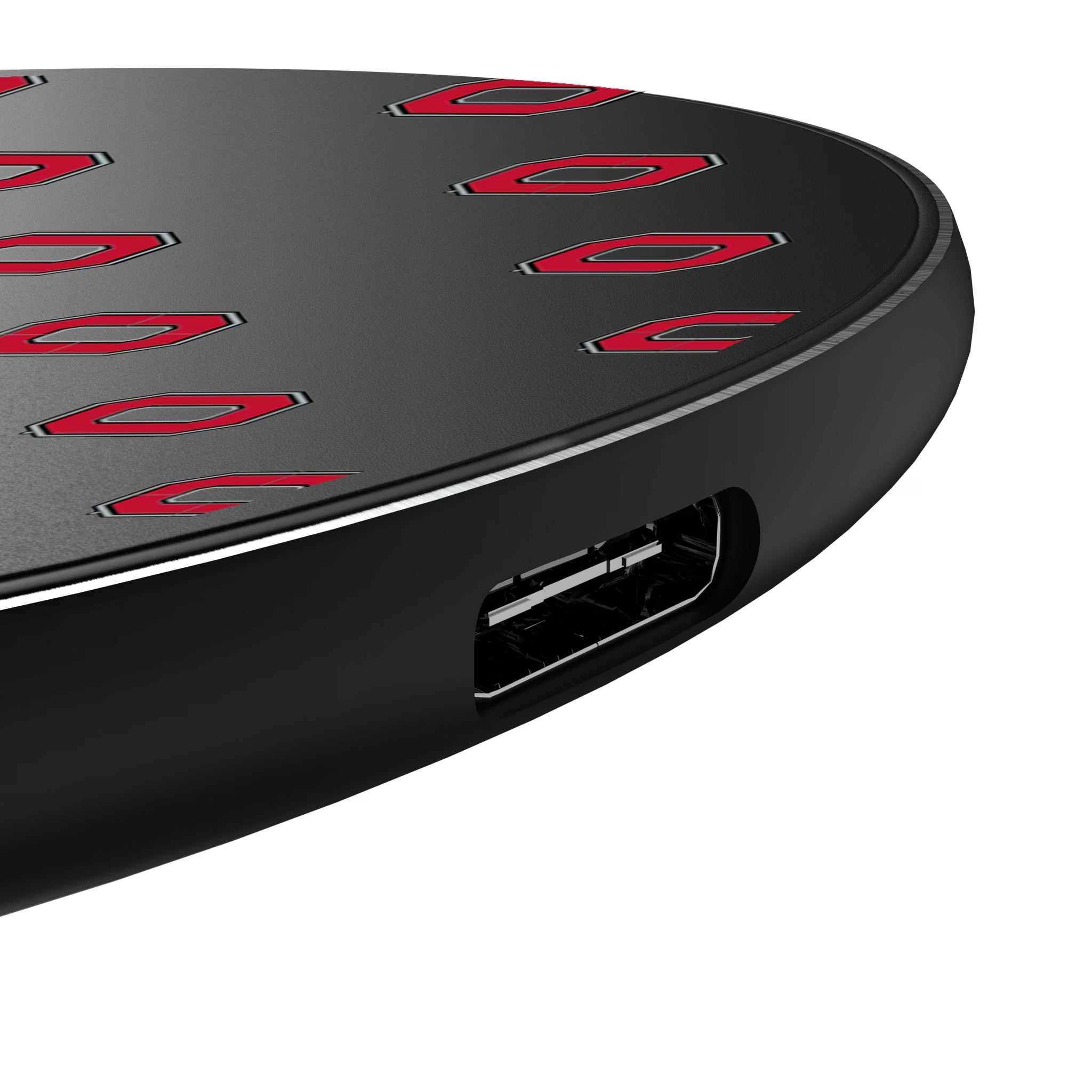 Ohio State University Buckeyes Fashion Pattern 15-Watt Wireless Charger - Detail