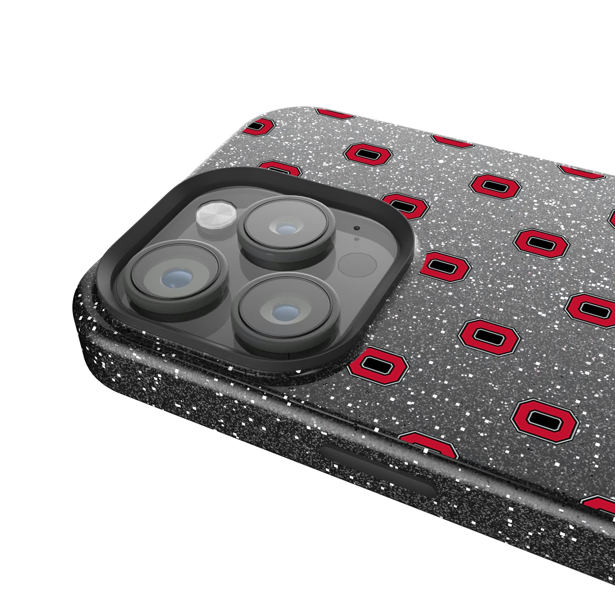 Ohio State University Buckeyes Fashion Pattern iPhone Bling Phone Case for Apple iPhone - Detail