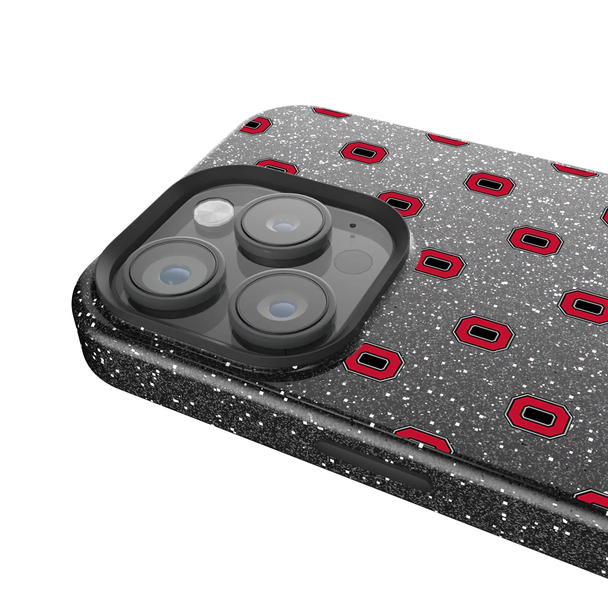Ohio State University Buckeyes Fashion Pattern iPhone Bling Phone Case for Apple iPhone - Detail