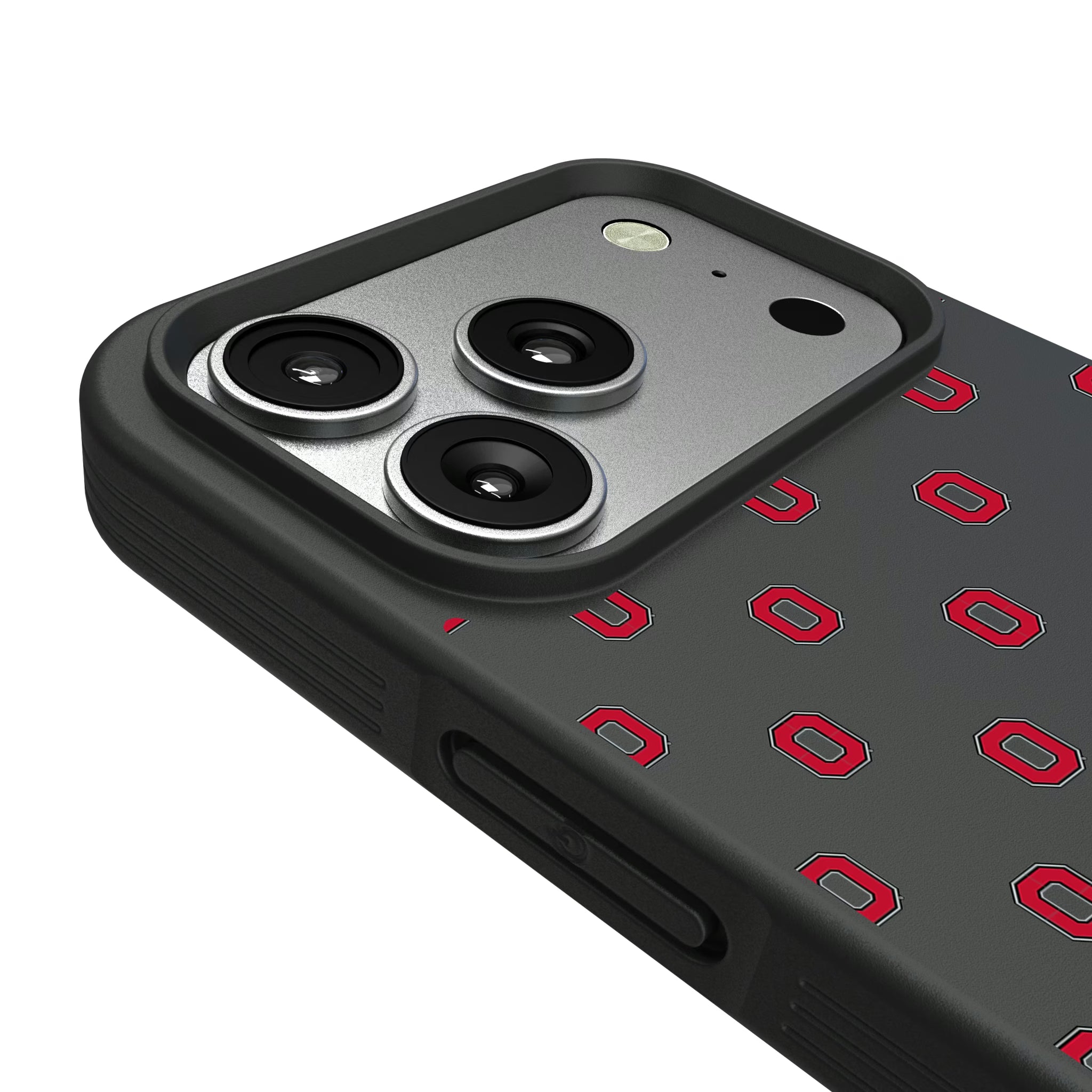 Ohio State University Buckeyes Fashion Pattern iPhone Bump Phone Case for Apple iPhone - Detail#Device_iPhone 17 Pro