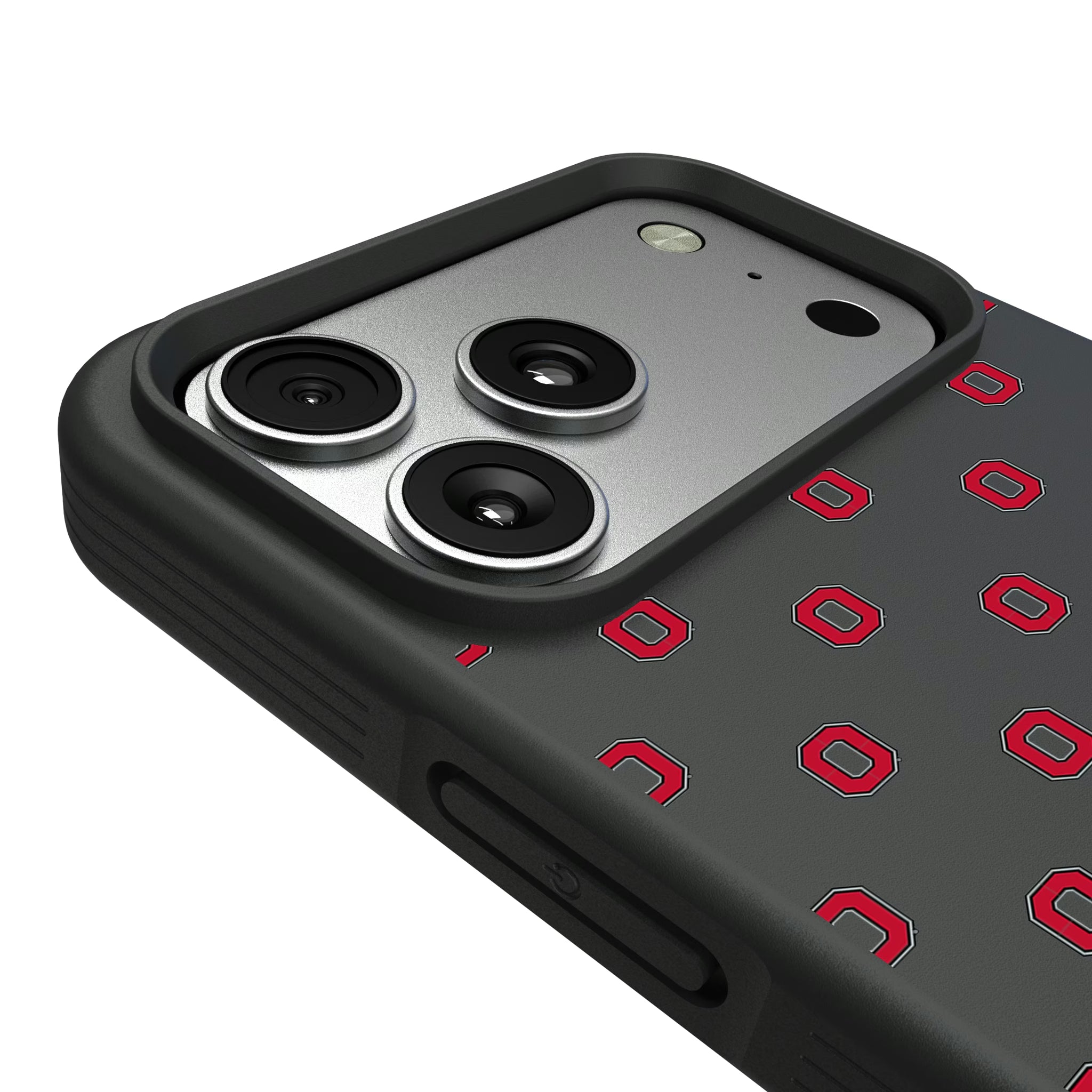 Ohio State University Buckeyes Fashion Pattern iPhone Bump Phone Case for Apple iPhone - Detail#Device_iPhone 17 Pro Max
