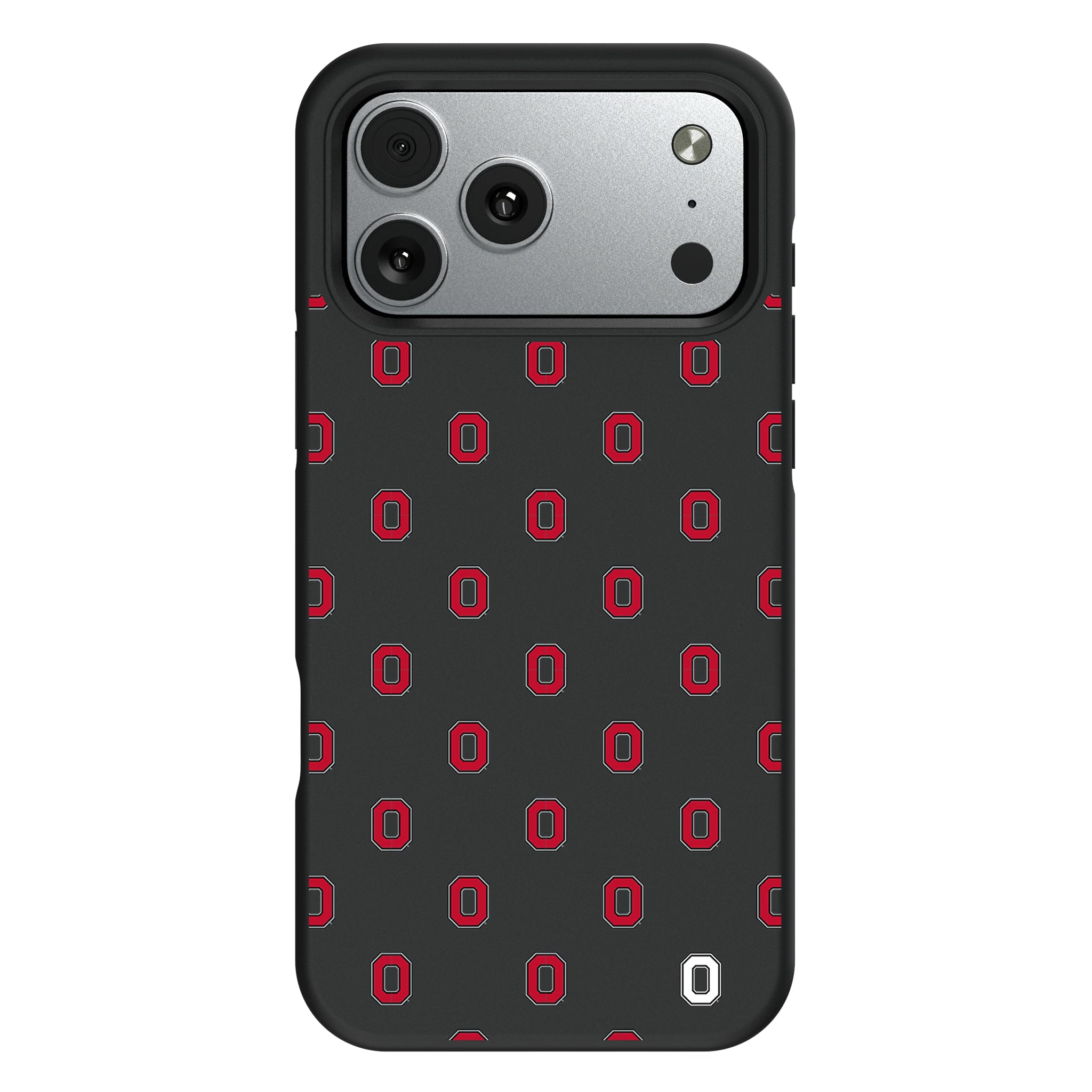 Ohio State University Buckeyes Fashion Pattern iPhone Bump Phone Case for Apple iPhone#Device_iPhone 17 Pro Max