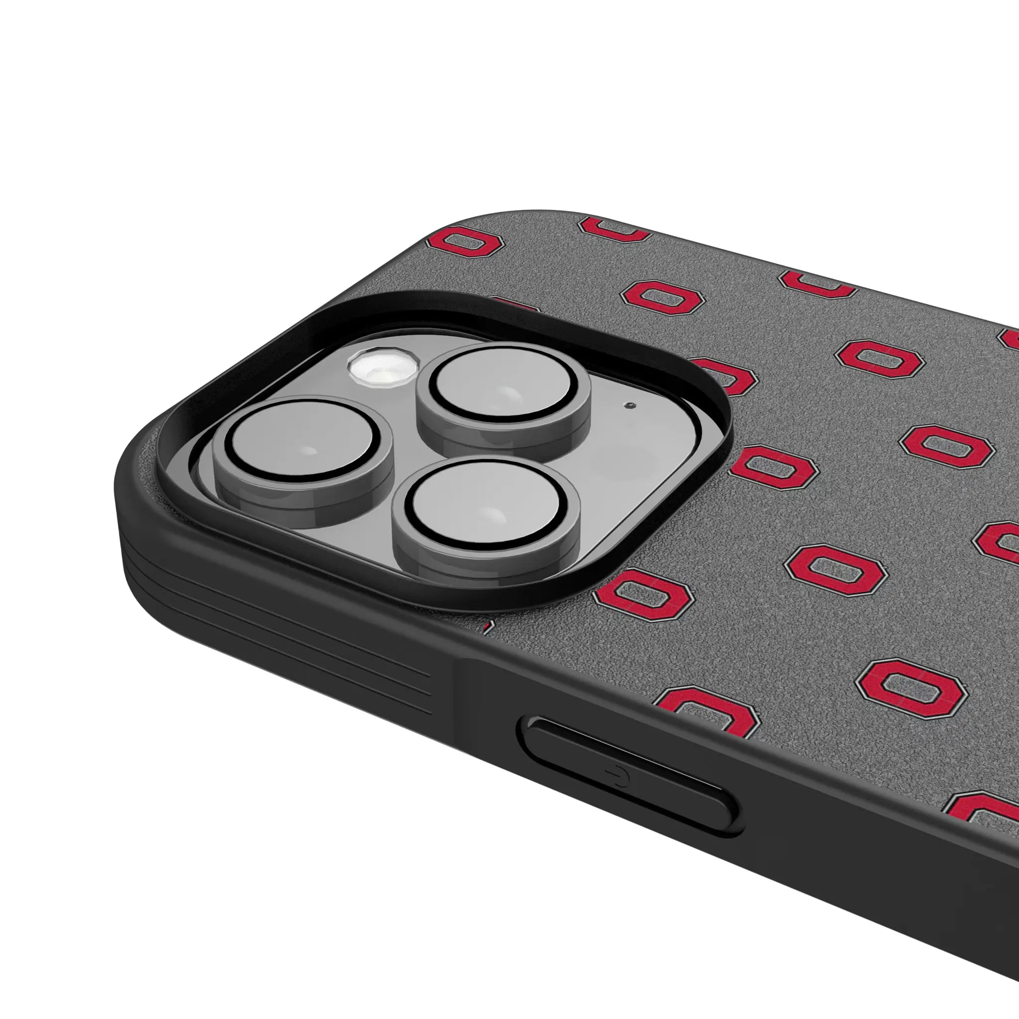Ohio State University Buckeyes Fashion Pattern iPhone Bump Phone Case for Apple iPhone - Detail